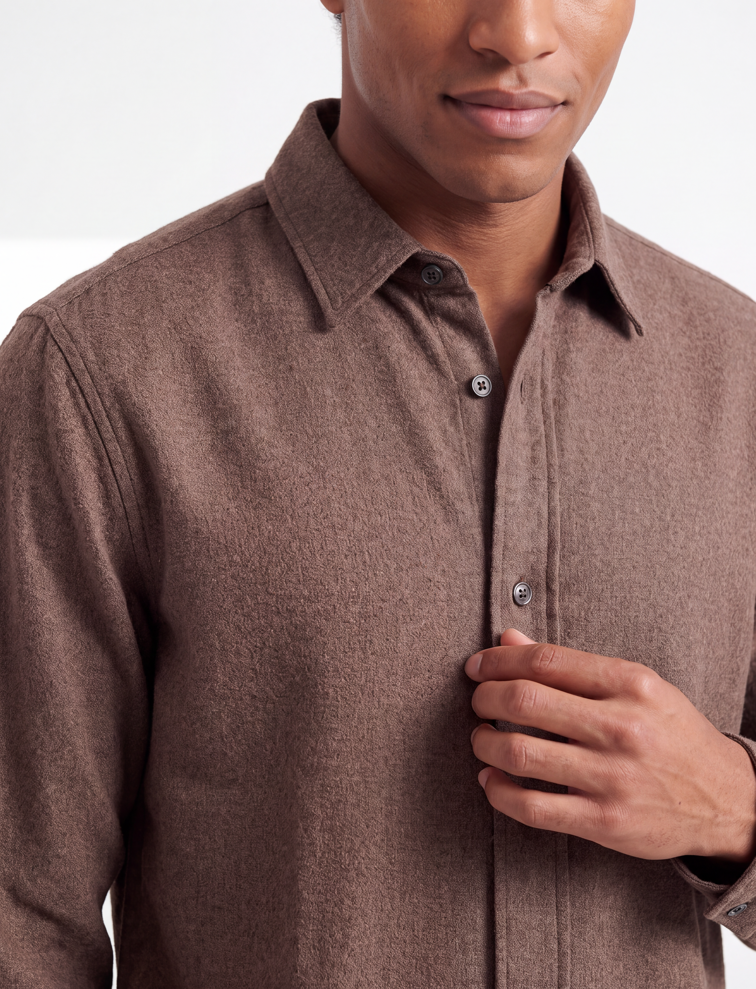 Abercrombie & Fitch - CASHMERE TOUCH WOVEN - vabaajasärgid - 400 - 4