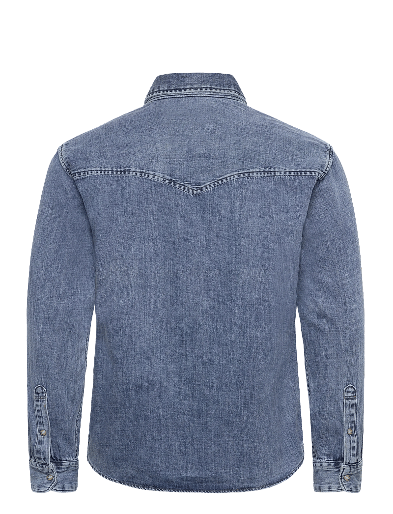 Abercrombie & Fitch - LONG SLEEVE DENIM - jeansskjortor - 200 - 1