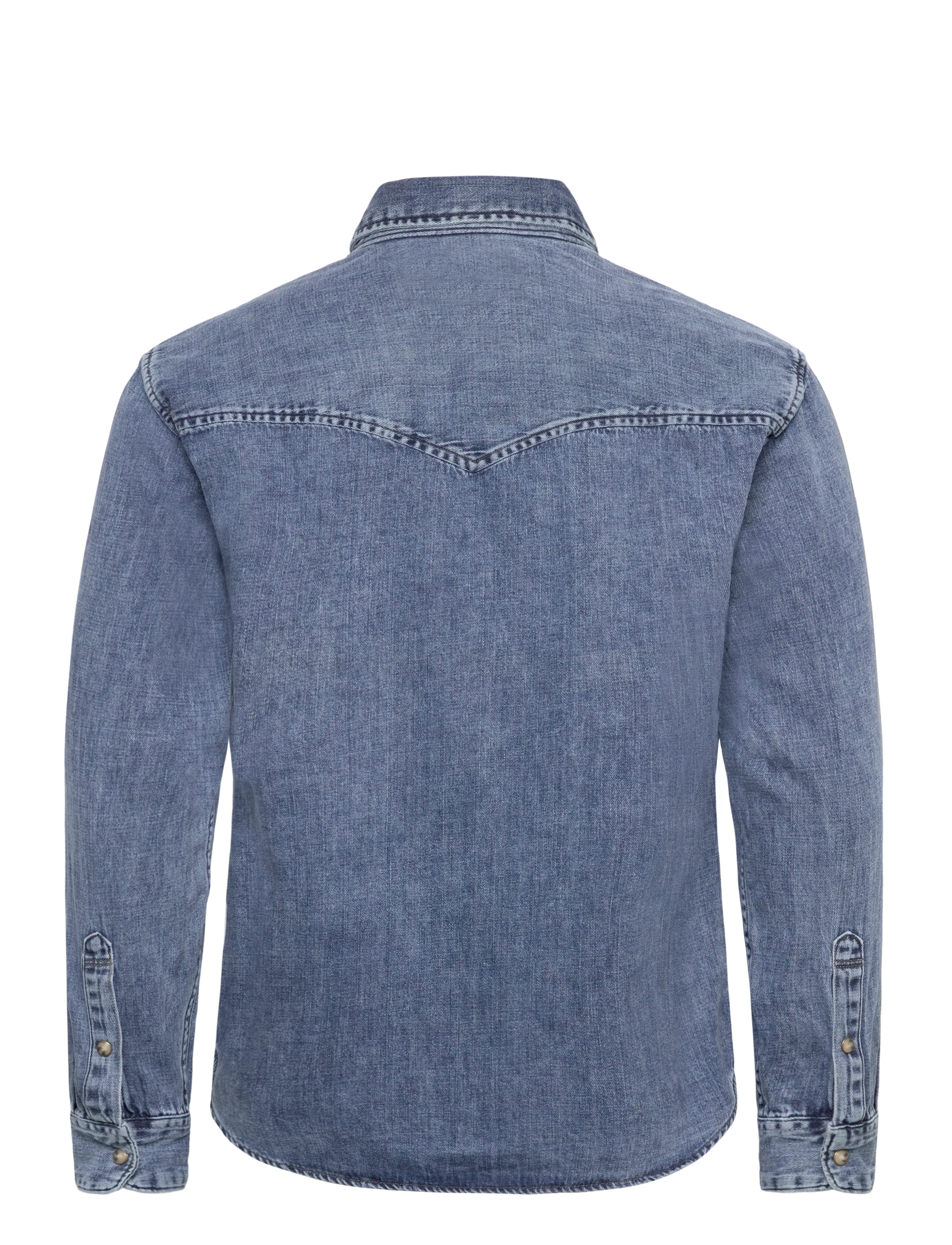 Abercrombie & Fitch - LONG SLEEVE DENIM - jeansskjortor - 200 - 1