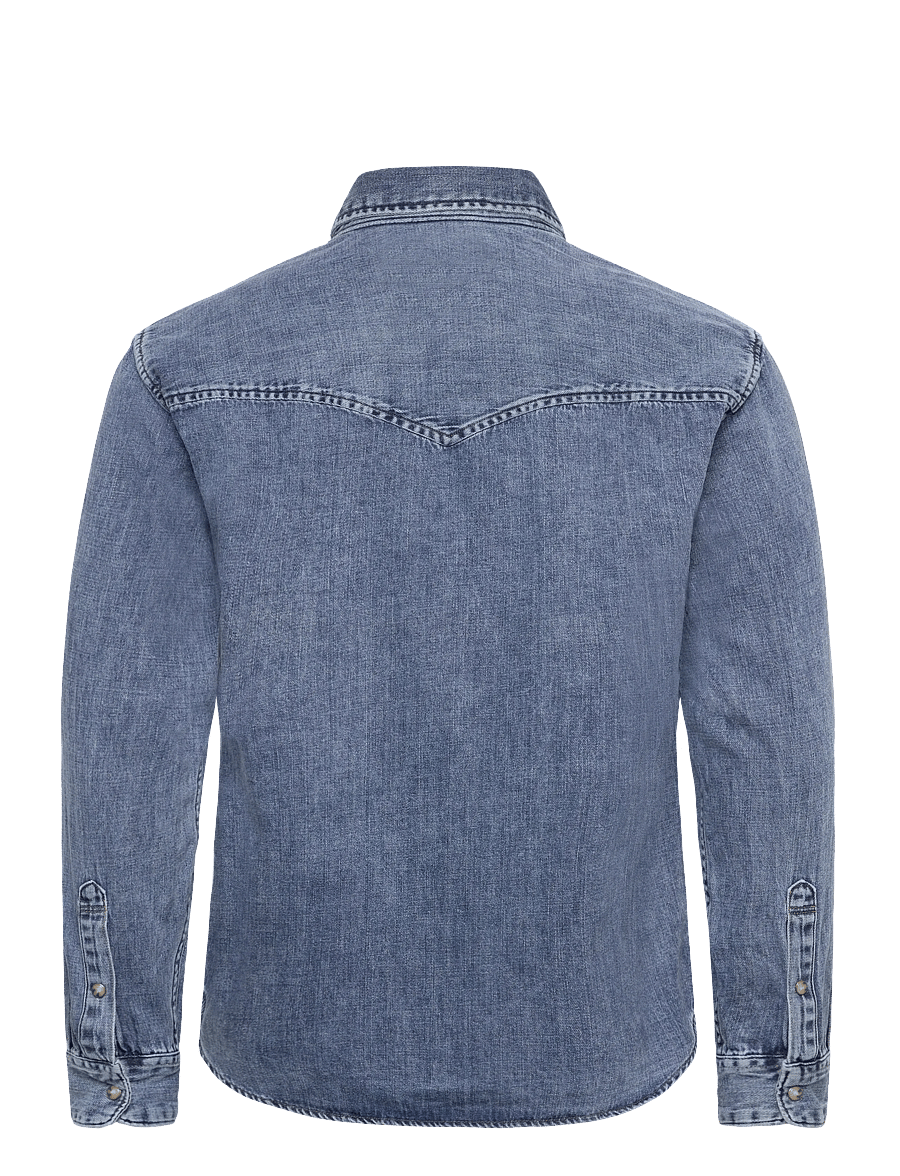 Abercrombie & Fitch - LONG SLEEVE DENIM - teksasärgid - 200 - 1
