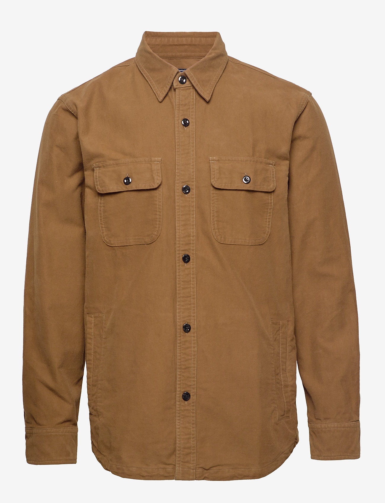 Abercrombie & Fitch - Shirt Jacket - dark brown sd/texture - 0