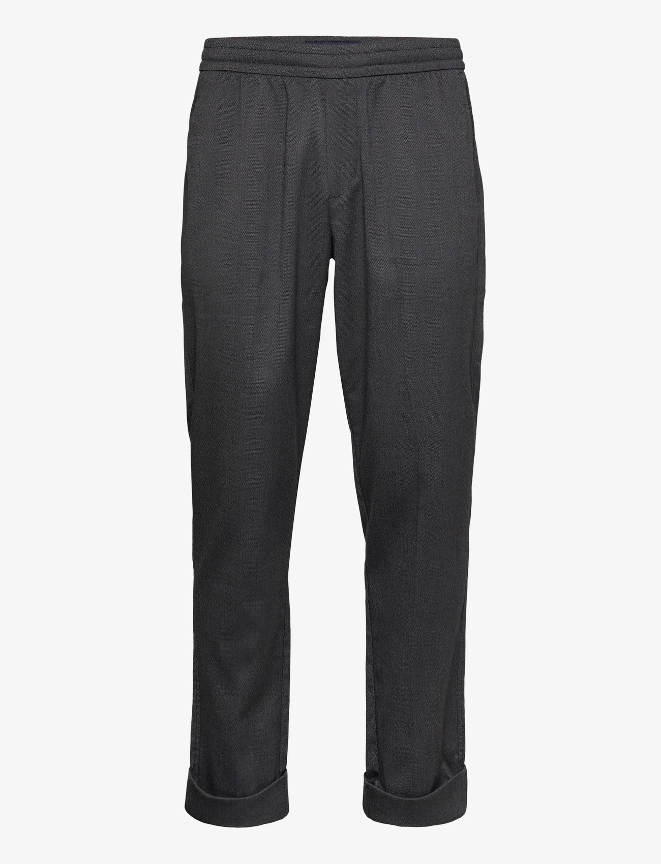 Abercrombie & Fitch - ANF MENS PANTS - casual trousers - charcoal texture - 0