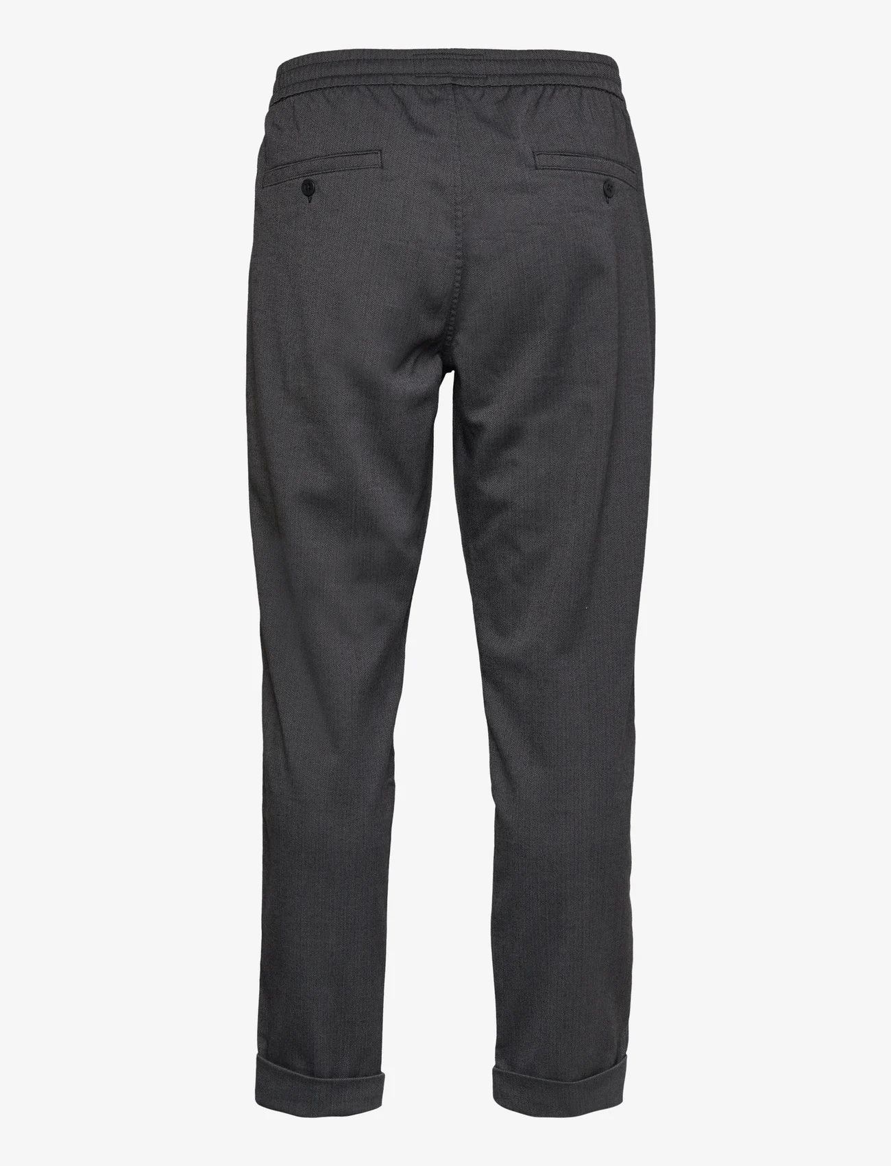 Abercrombie & Fitch - ANF MENS PANTS - casual trousers - charcoal texture - 1