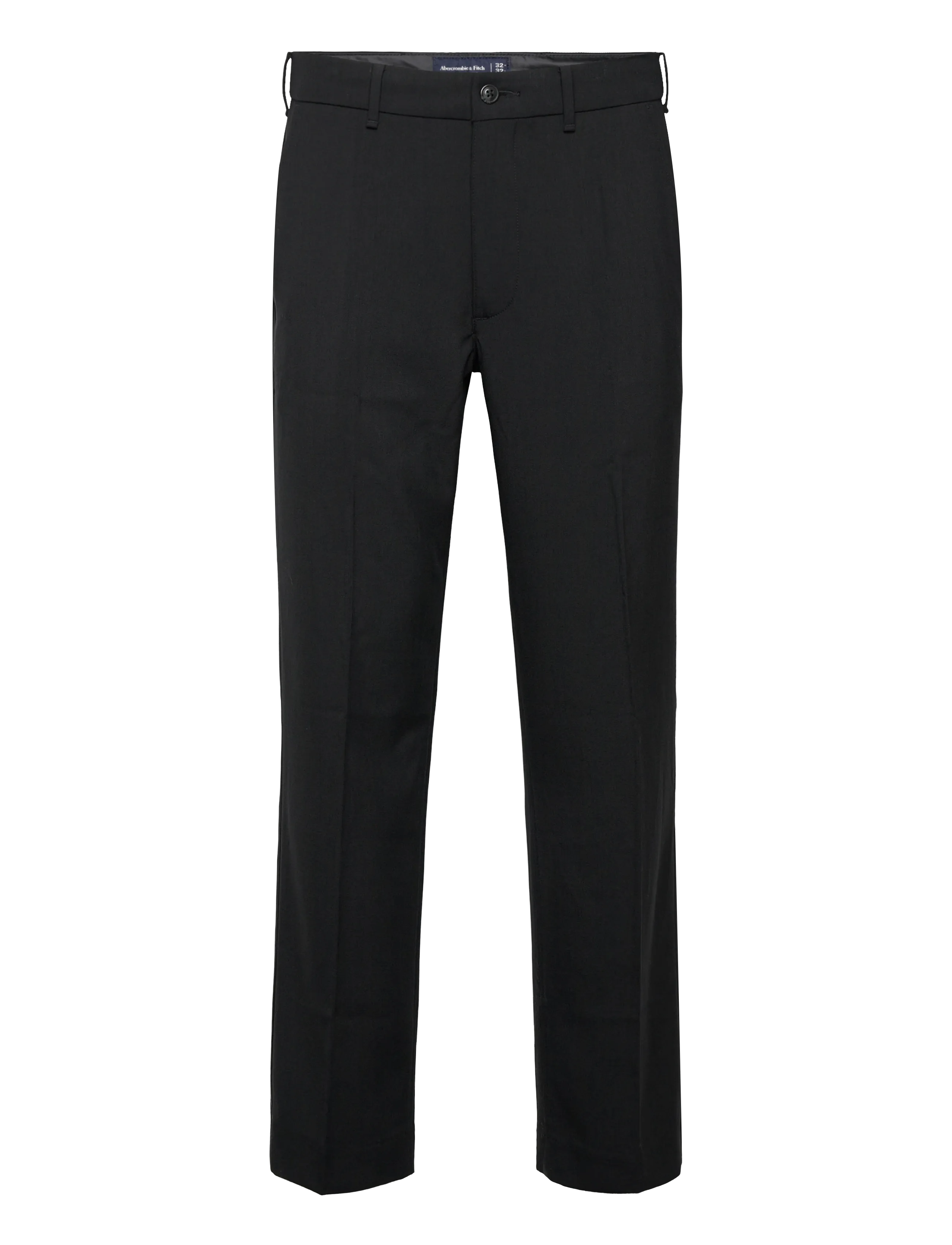 Abercrombie & Fitch RELAXED STRAIGHT TROUSER - Bukser - 900 / black