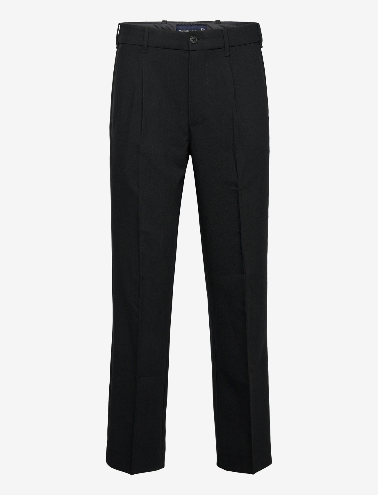 Abercrombie & Fitch - PLEATED RELAXED STRAIGHT TROUSER - kostymbyxor - 903 - 0