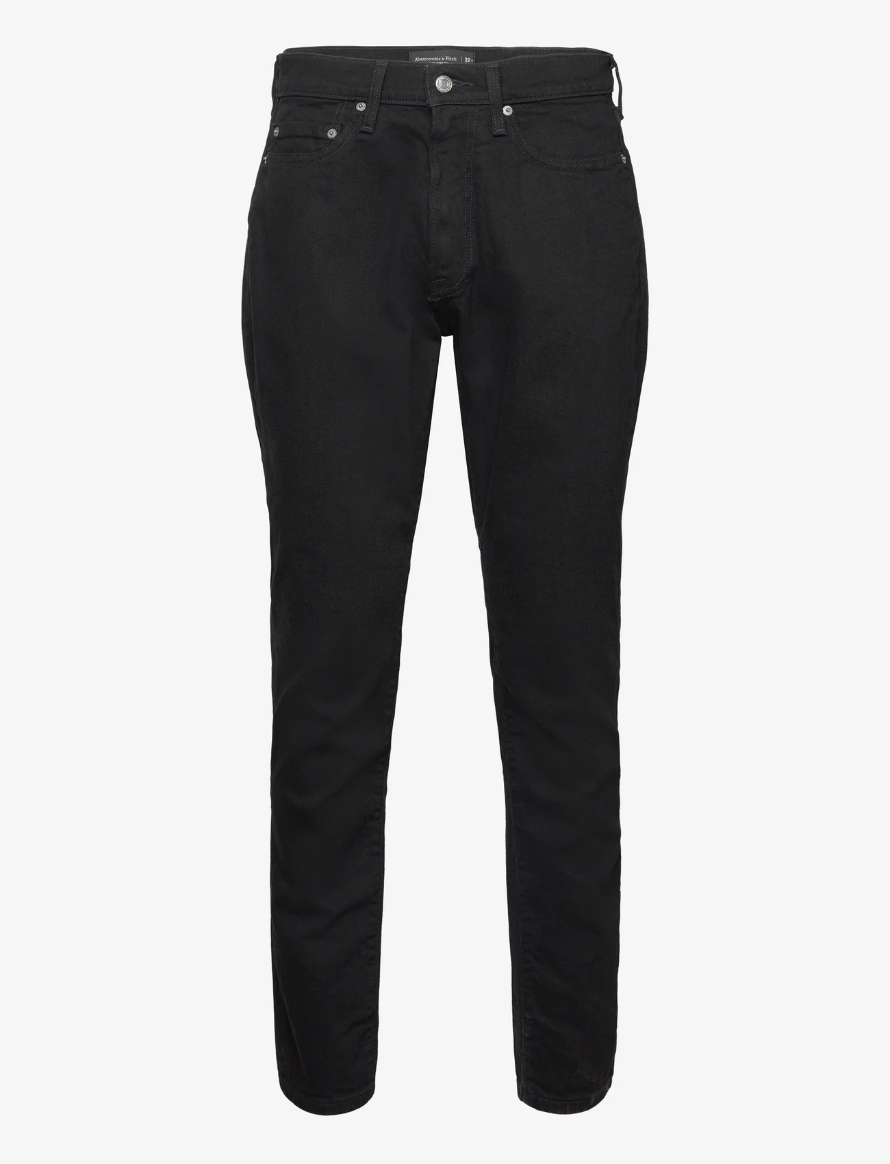 Abercrombie & Fitch - ANF MENS JEANS - džinsa bikses ar tievām starām - ablack196 - saturated black wash - 0