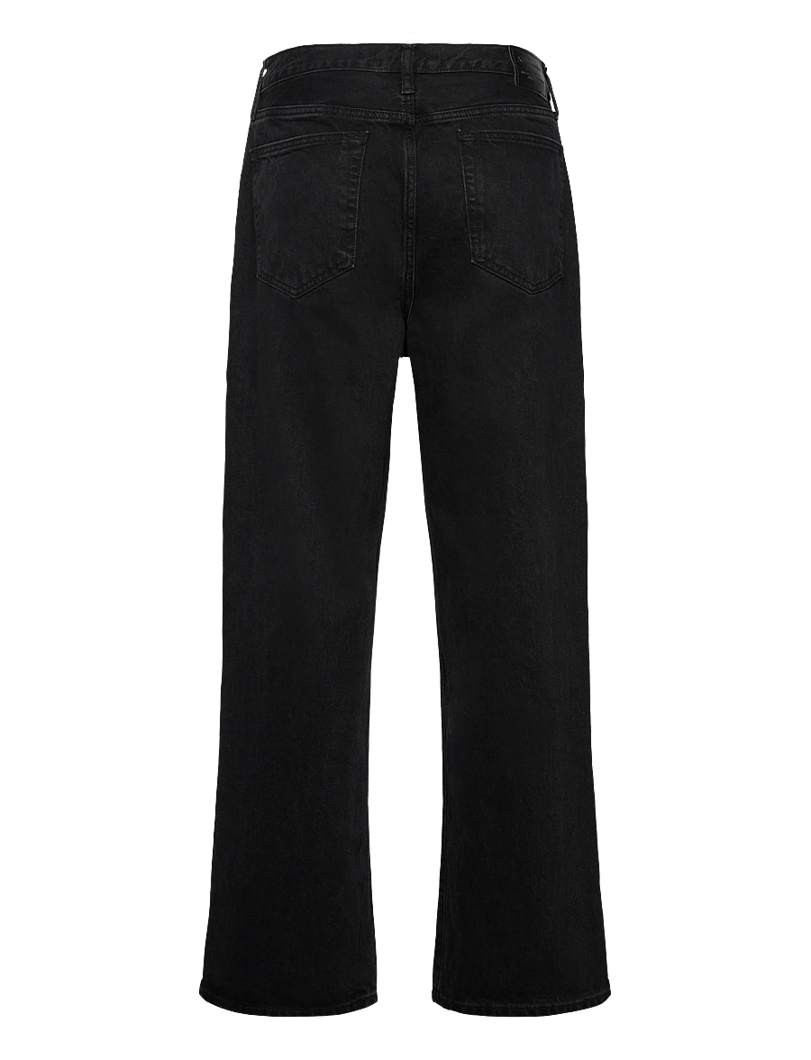 Abercrombie & Fitch - BAGGY 5 POCKET - weite jeans - black - 1