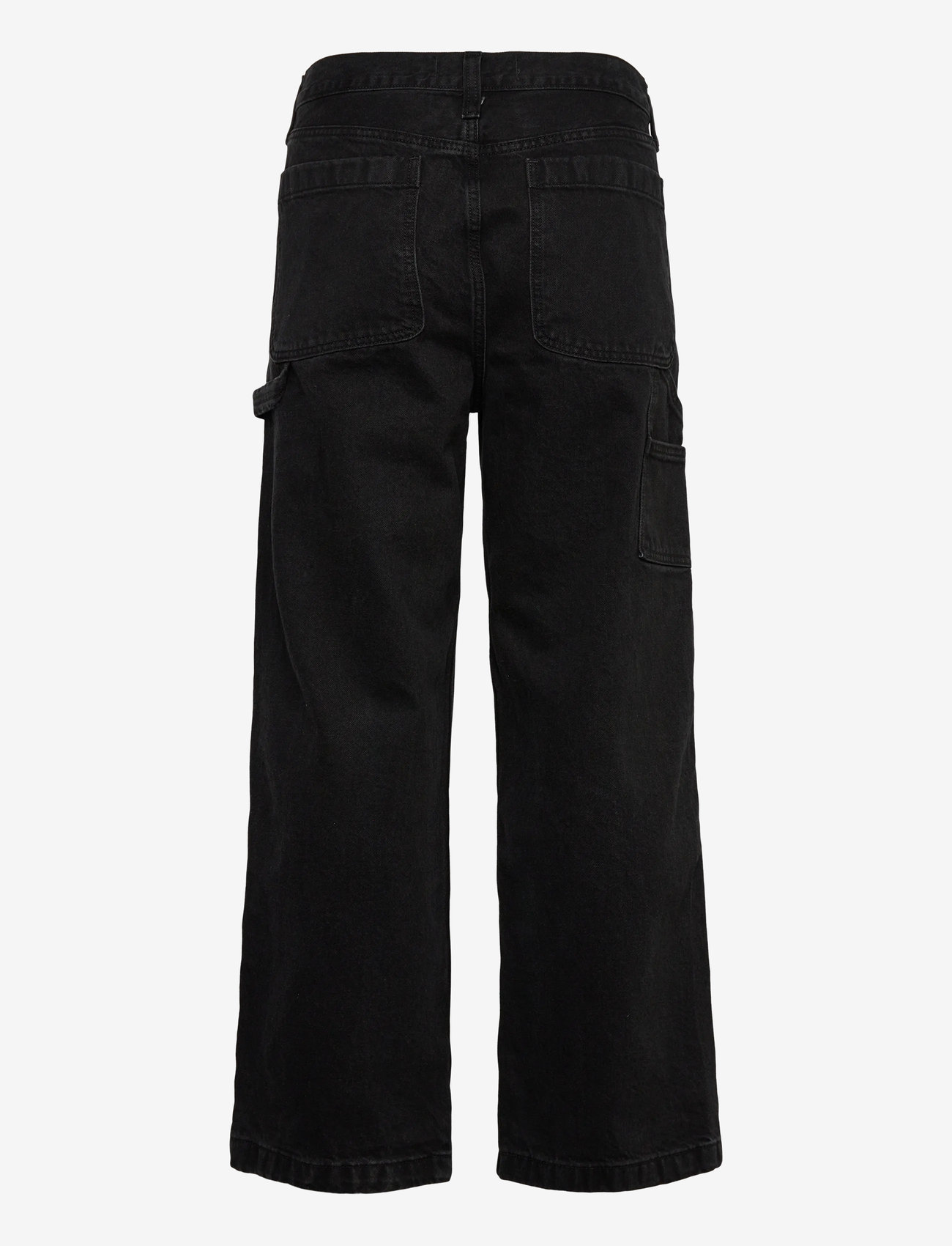 Abercrombie & Fitch - BAGGY WORKWEAR - alt laienevad teksad - black - 1