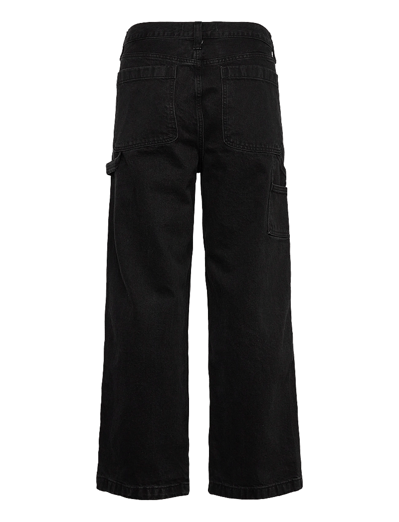 Abercrombie & Fitch - BAGGY WORKWEAR - loose jeans - black - 1