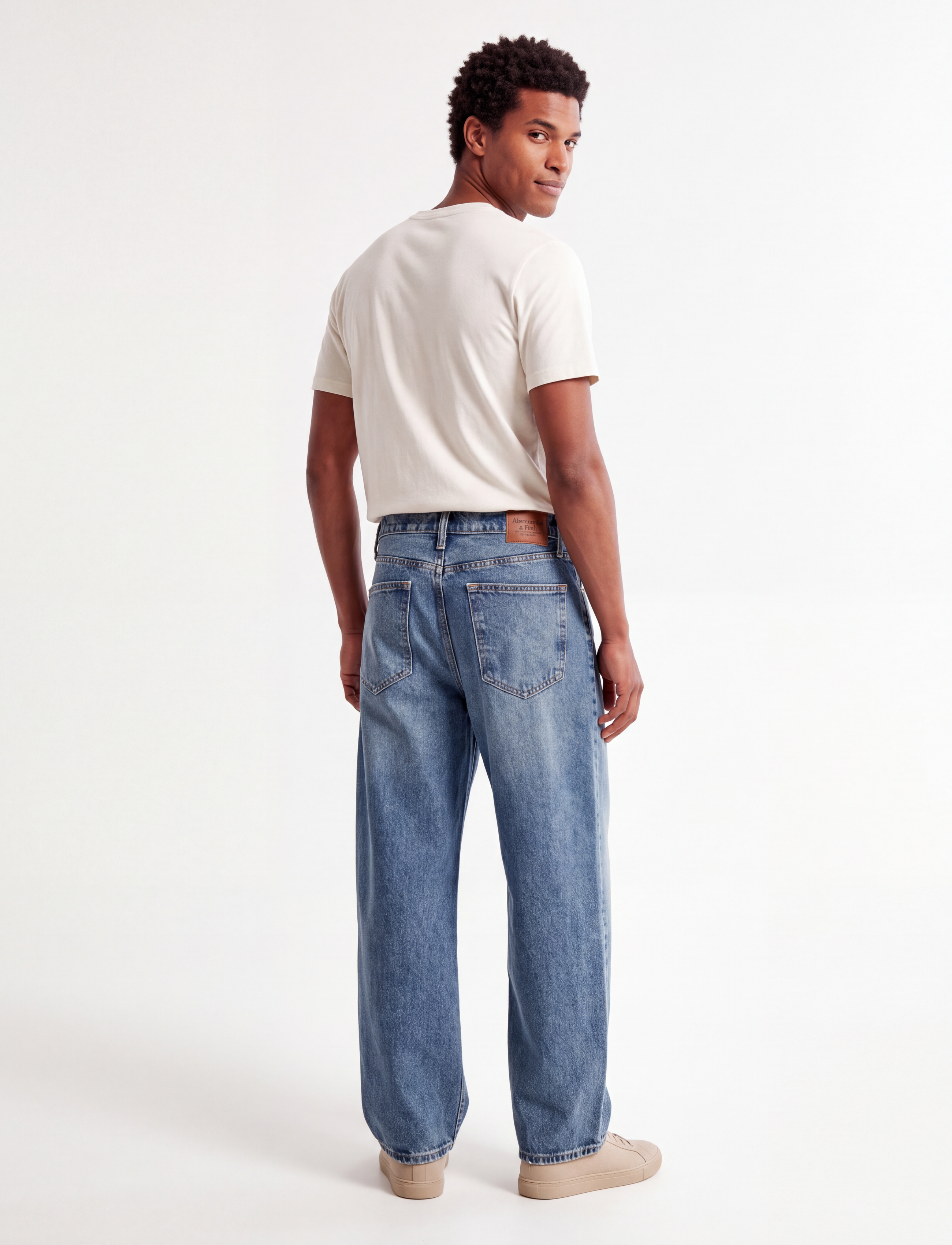 Abercrombie & Fitch - ULTRA BAGGY TINTED MEDIUM 5 POCKET - bukser & jeans - 278 - 3