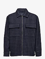 ANF MENS OUTERWEAR - BLUE PATTERN