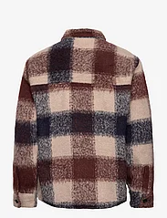 Abercrombie & Fitch - ANF MENS OUTERWEAR - kevättakit - brown blue buffalo check - 1