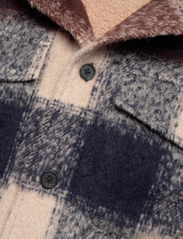Abercrombie & Fitch - ANF MENS OUTERWEAR - kevättakit - brown blue buffalo check - 2