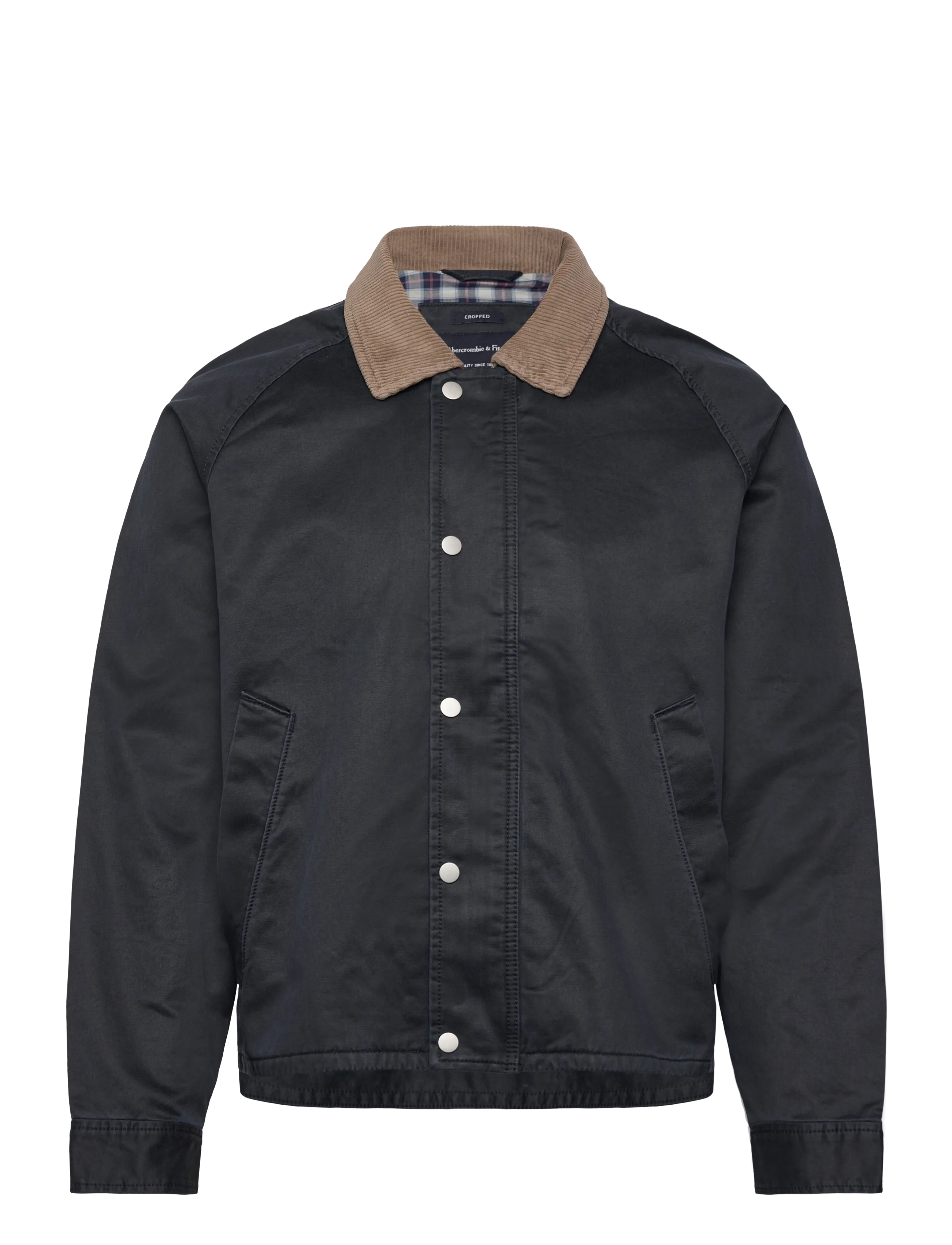 Abercrombie & Fitch LIGHT WEIGHT ZIP BARN JACKET - Jacken & Mäntel - 221 / black