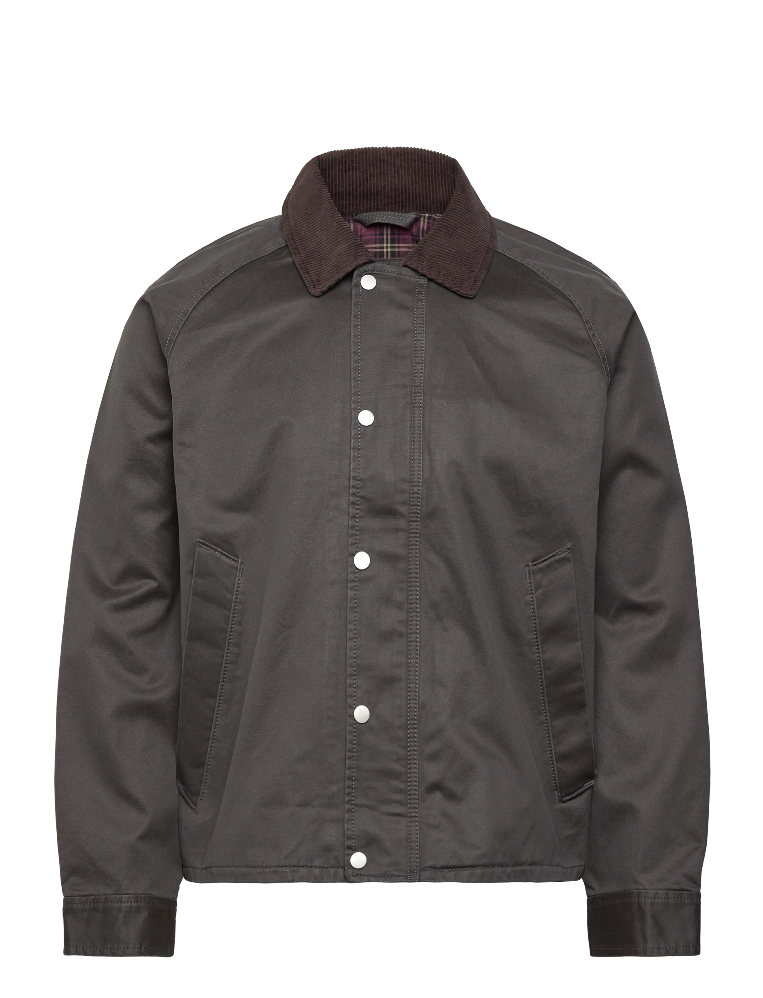 Abercrombie & Fitch LW ZIP BARN JACKET - Overtøj - 300 / grey