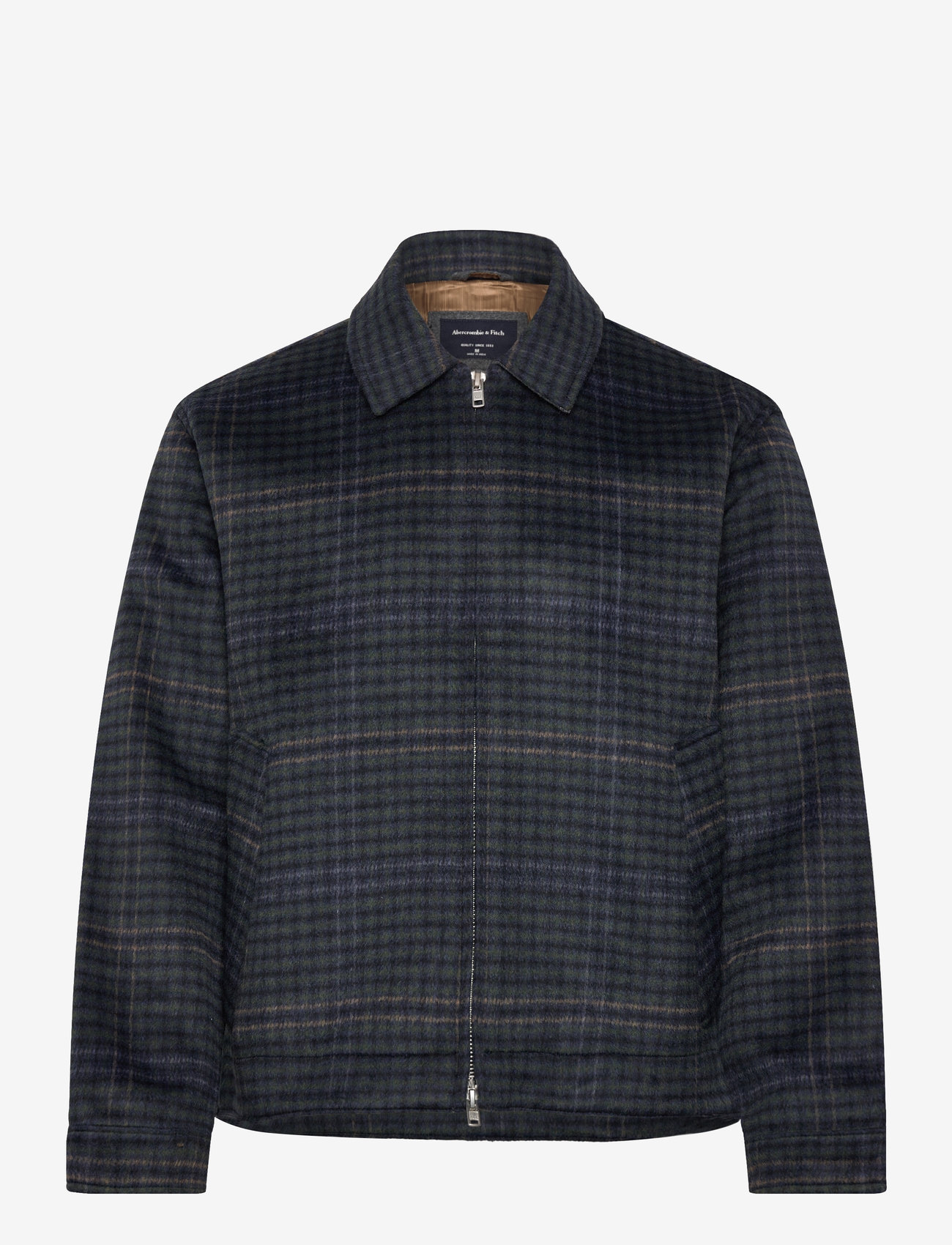 Abercrombie & Fitch - WOOL-BLEND ZIP JACKET - herbstjacken - 228 - 0