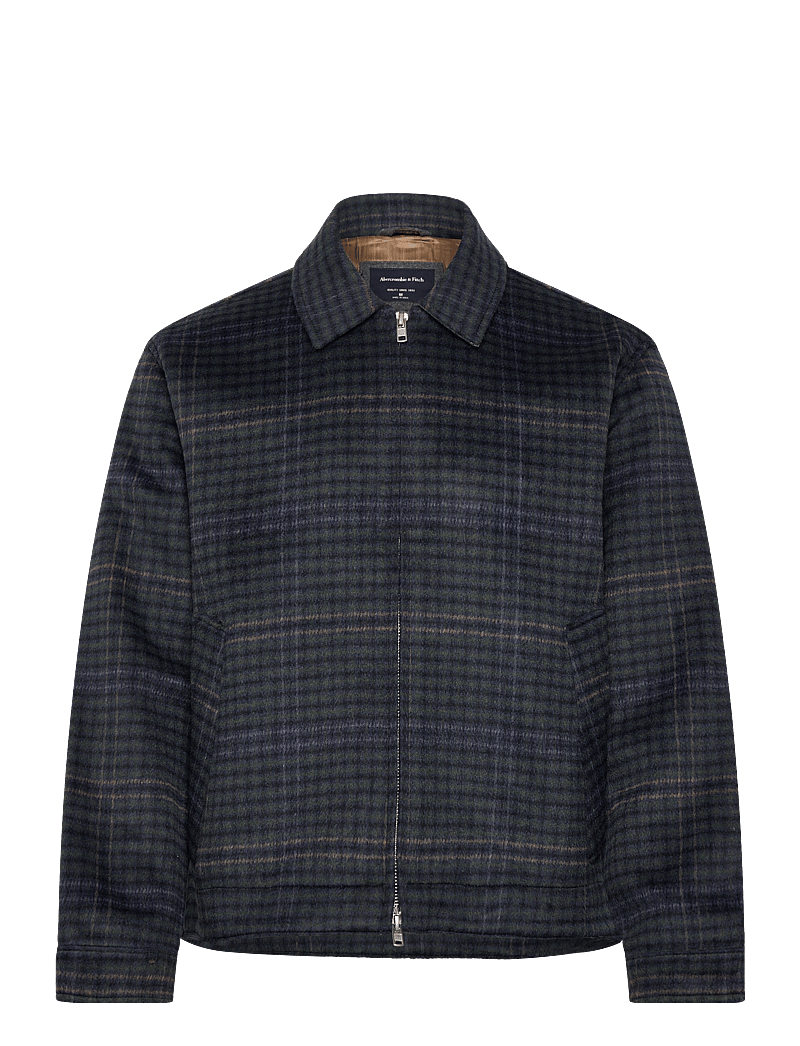 Abercrombie & Fitch - WOOL-BLEND ZIP JACKET - winterjacken - 228 - 0