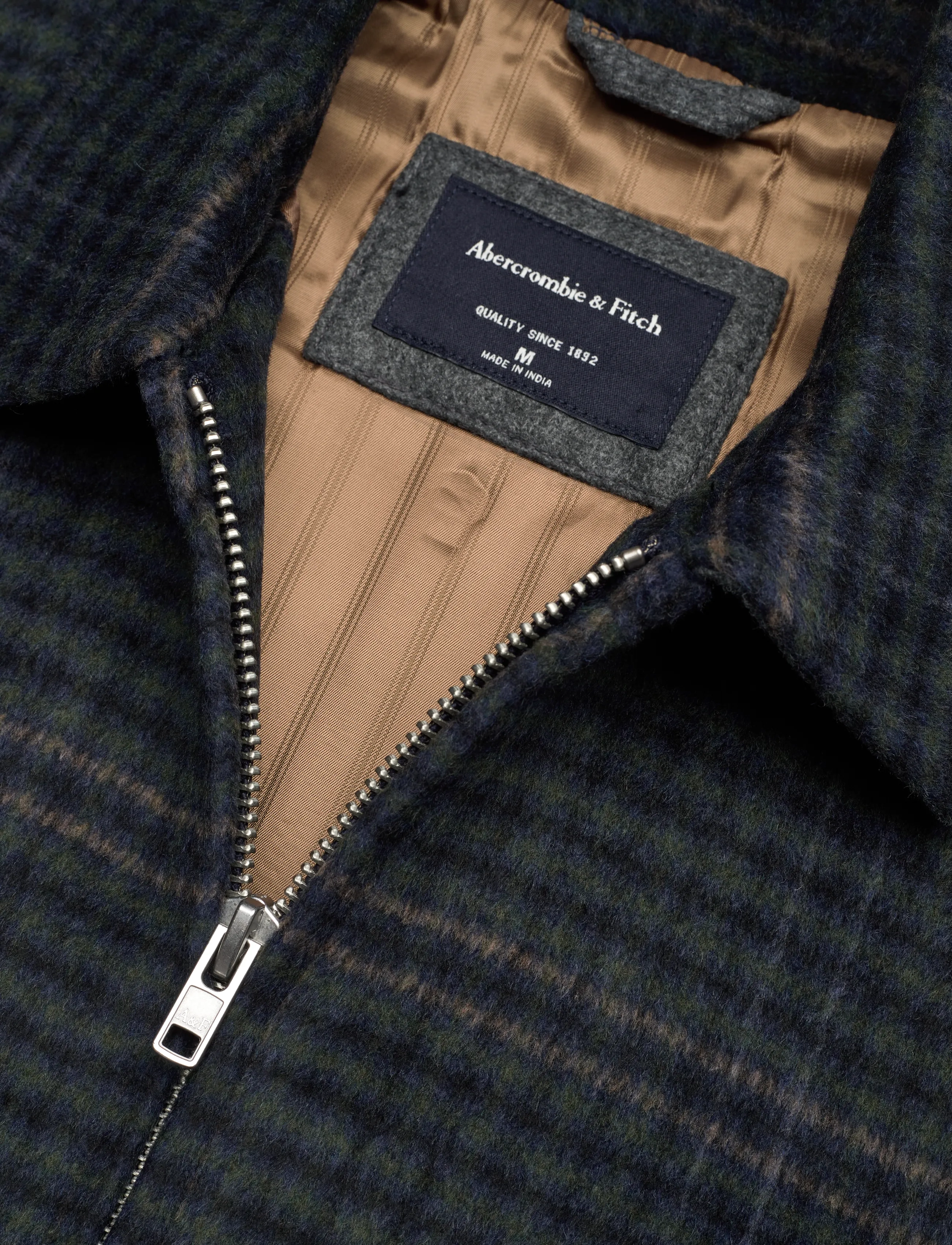 Abercrombie & Fitch - WOOL-BLEND ZIP JACKET - jacken - 228 - 2