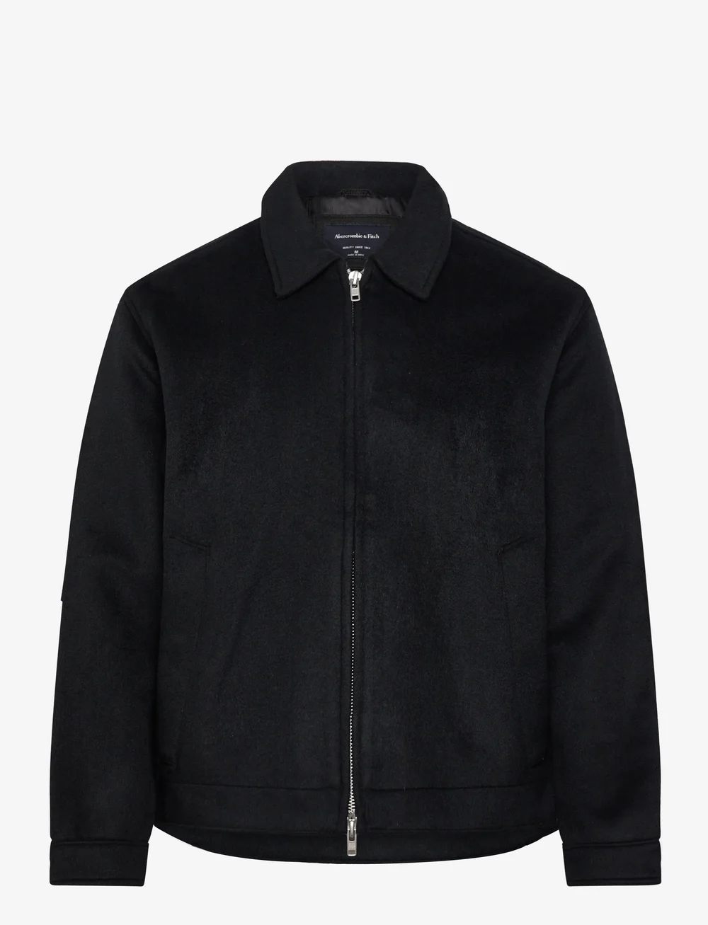 Abercrombie & Fitch - WOOL-BLEND ZIP JACKET - vinterjackor - 900 - 0