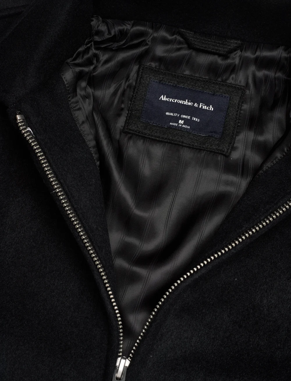 Abercrombie & Fitch - WOOL-BLEND ZIP JACKET - vinterjackor - 900 - 2