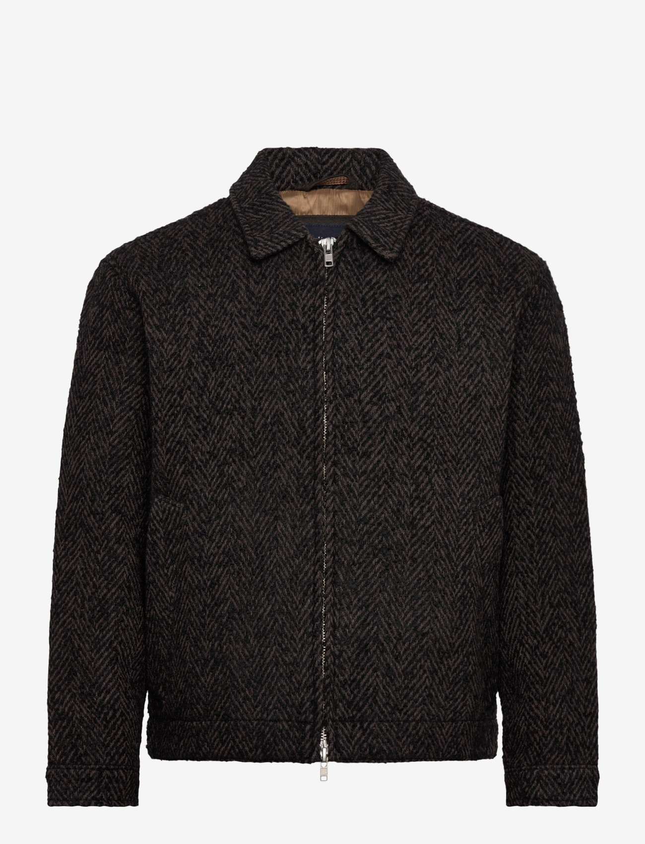 Abercrombie & Fitch - WOOL-BLEND ZIP JACKET - jackets - 450 - 0