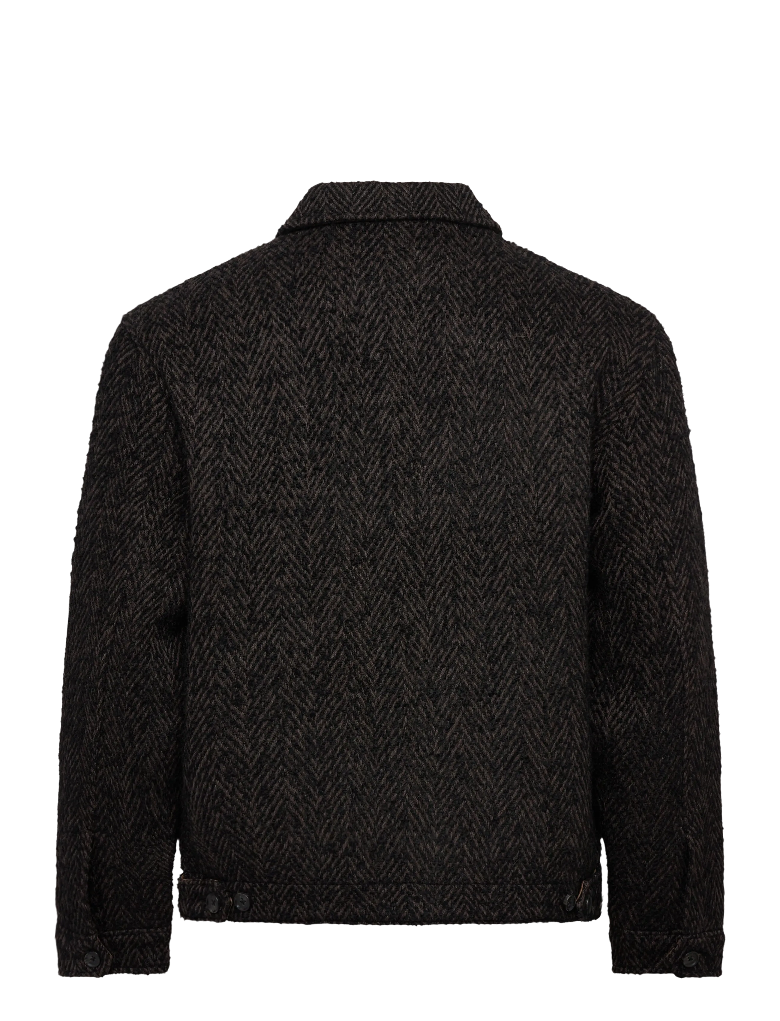 Abercrombie & Fitch - WOOL-BLEND ZIP JACKET - takit - 450 - 1