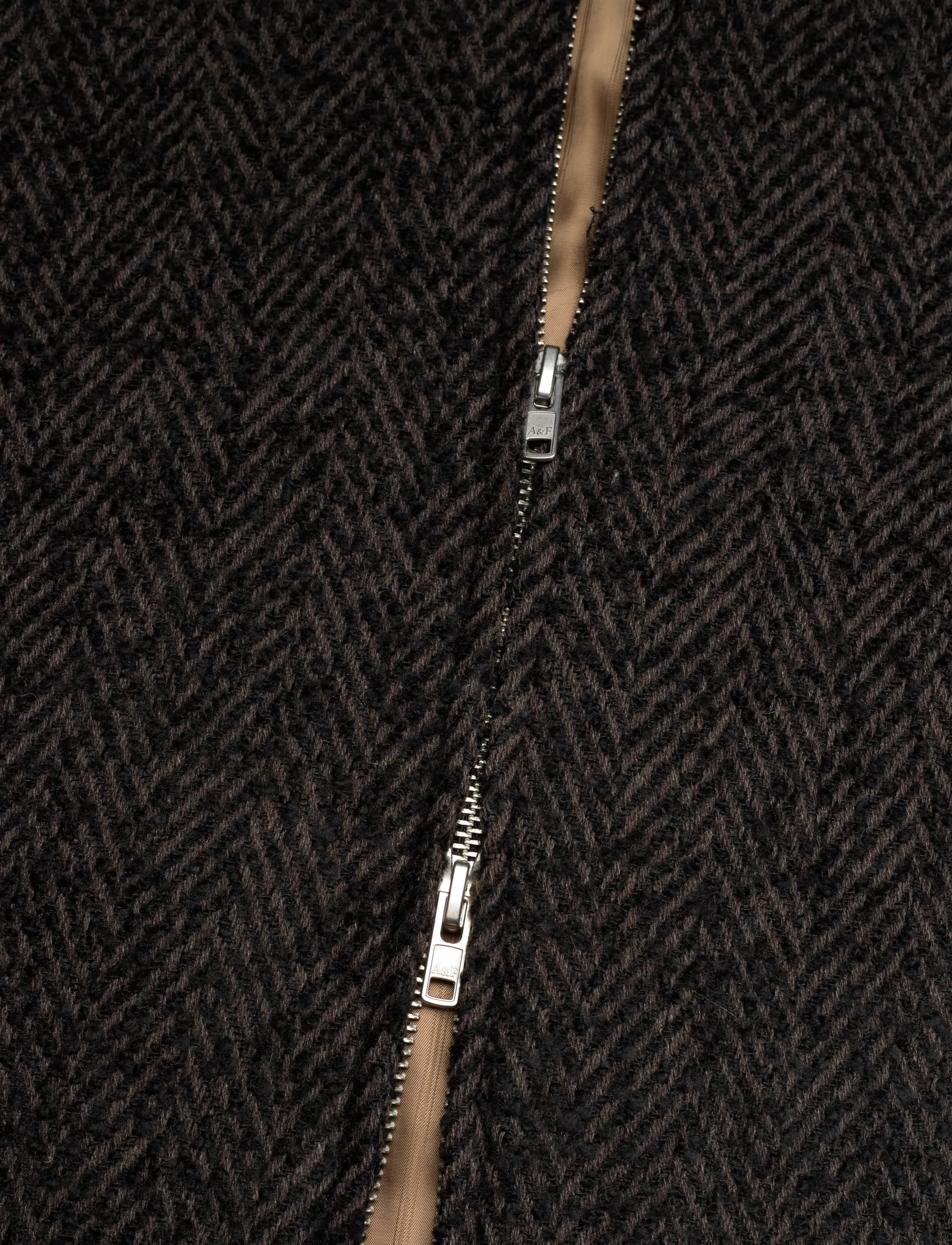Abercrombie & Fitch - WOOL-BLEND ZIP JACKET - takit - 450 - 4