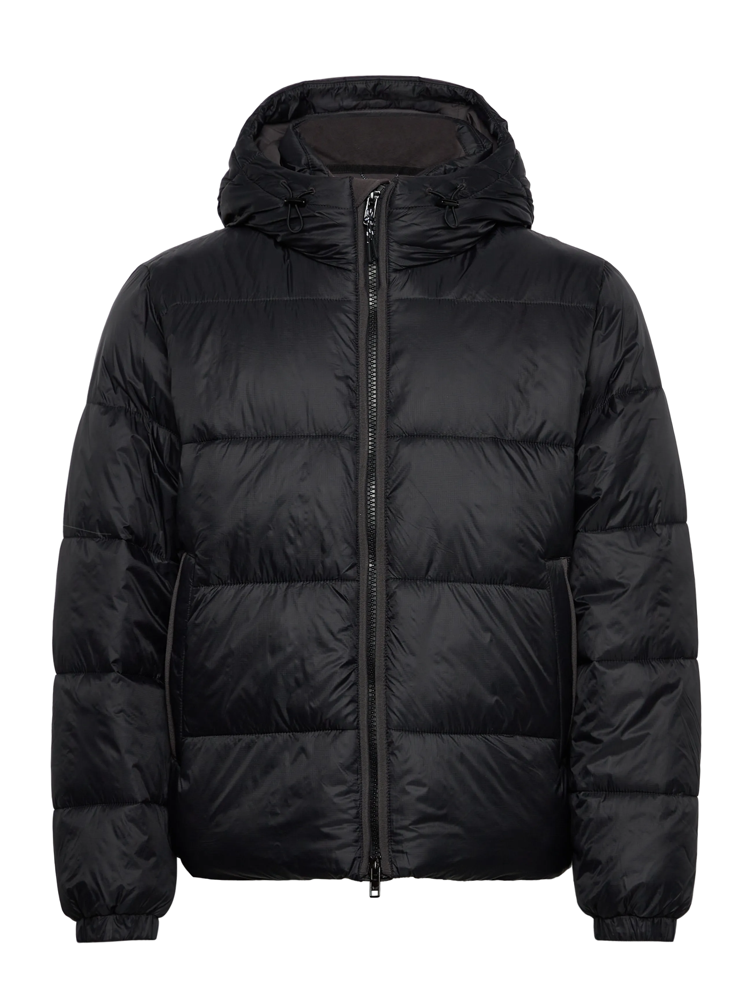 Abercrombie & Fitch AIRCLOUD HOODED PUFFER - Overtøj - 900 / black