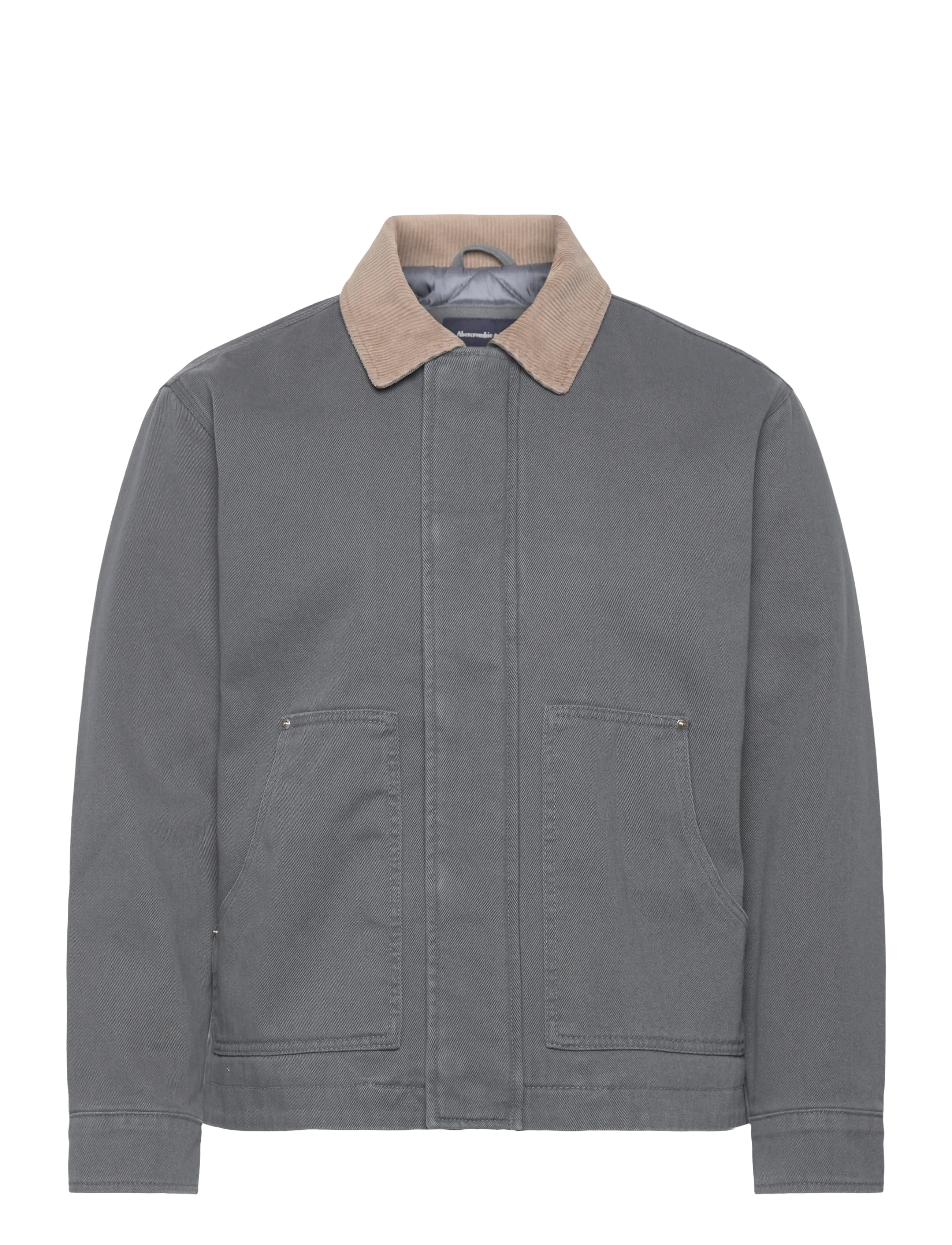 Abercrombie & Fitch Kanga Zip Workwear Jacket, M, Grey, Jakker > Vatterede Jakker, Herre