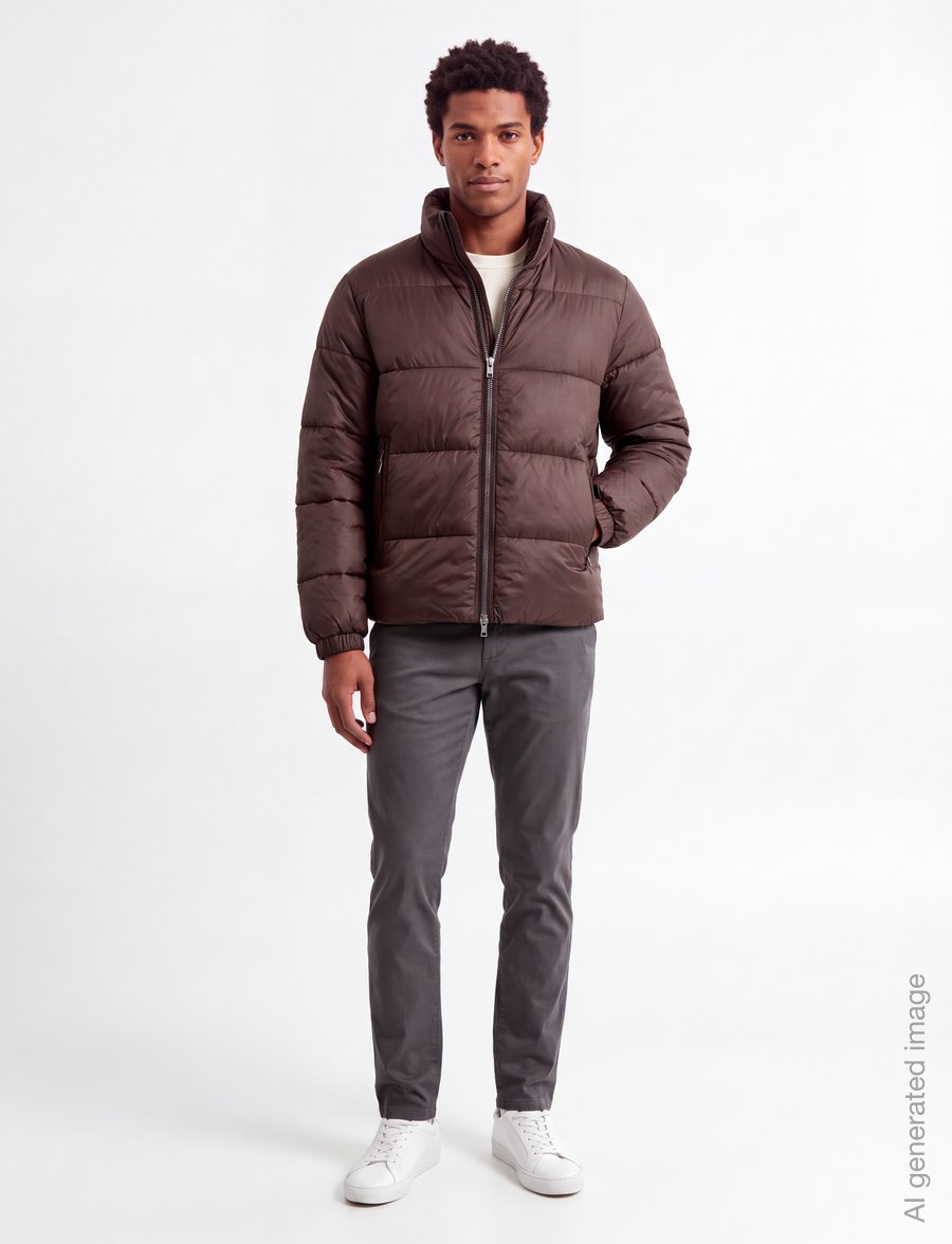 Abercrombie & Fitch - AIRCLOUD MOCK PUFFER - winter jackets - 450 - 0