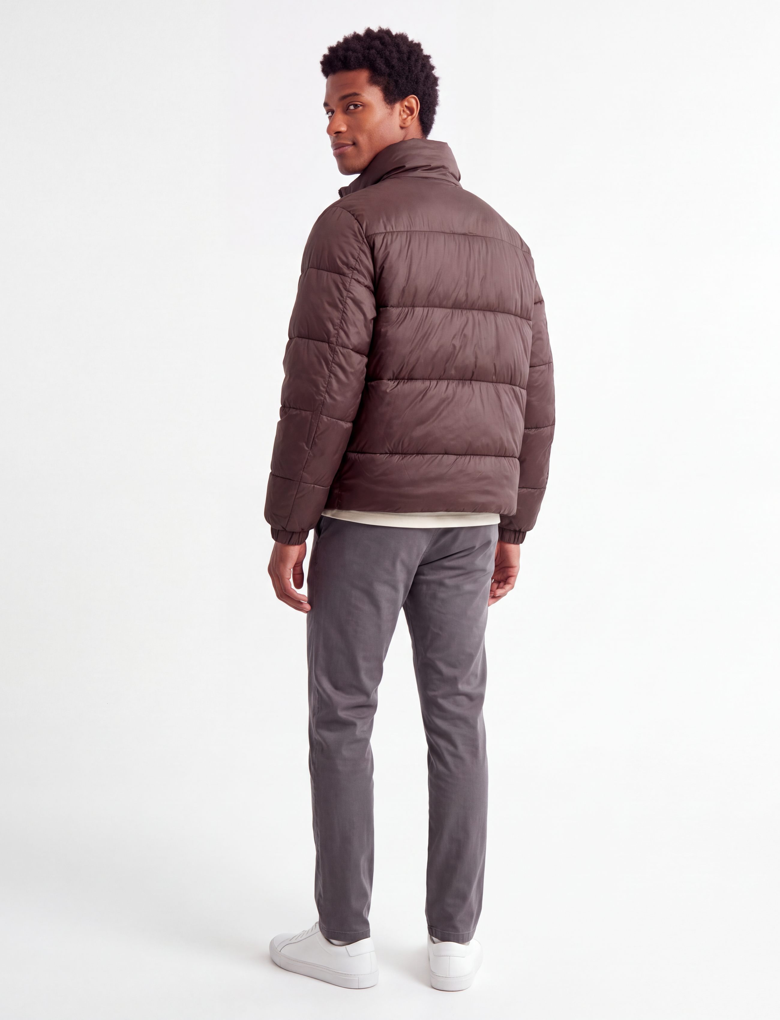 Abercrombie & Fitch Aircloud Mock Puffer jackor herr – bild 2