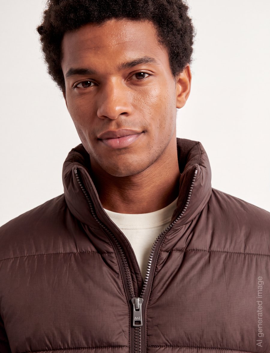 Abercrombie & Fitch - AIRCLOUD MOCK PUFFER - winter jackets - 450 - 4