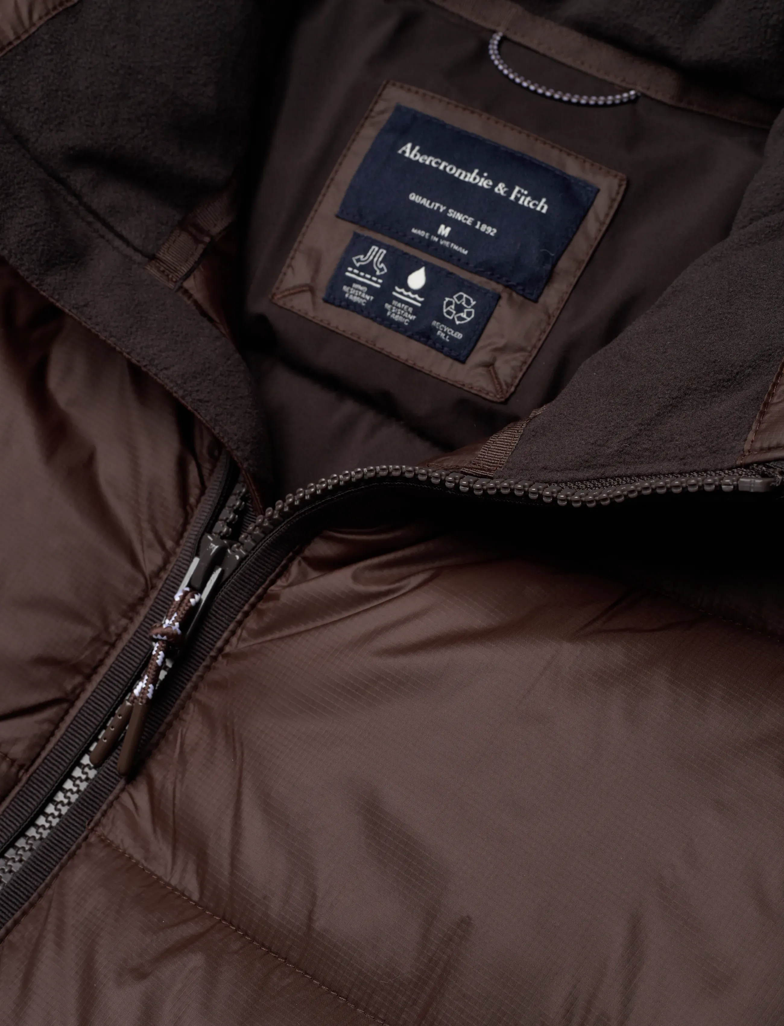 Abercrombie & Fitch - AIRCLOUD MOCK PUFFER - daunenjacken - 450 - 2