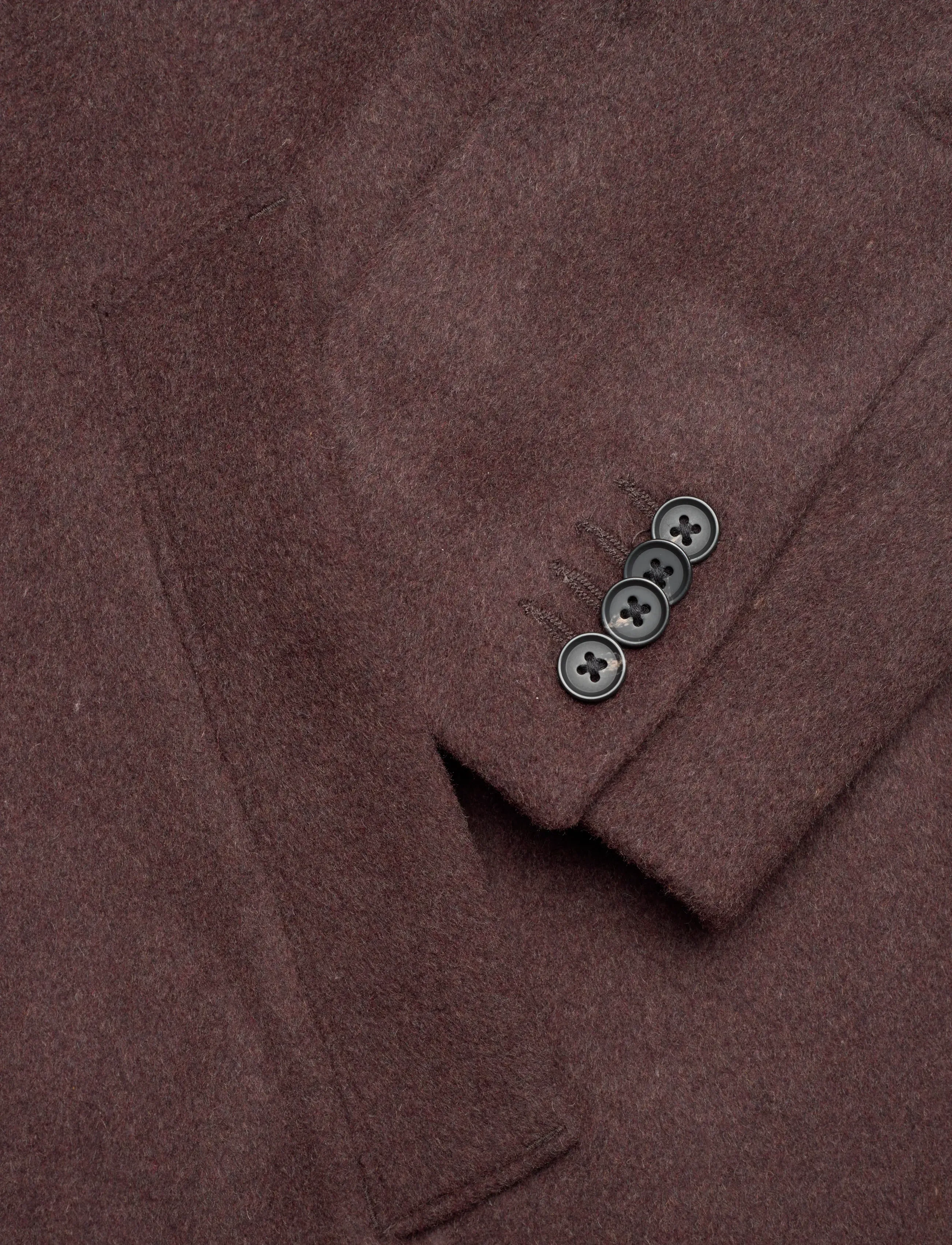 Abercrombie & Fitch - DOUBLE BREASTED WOOL-BLEND COAT - 400 - 3
