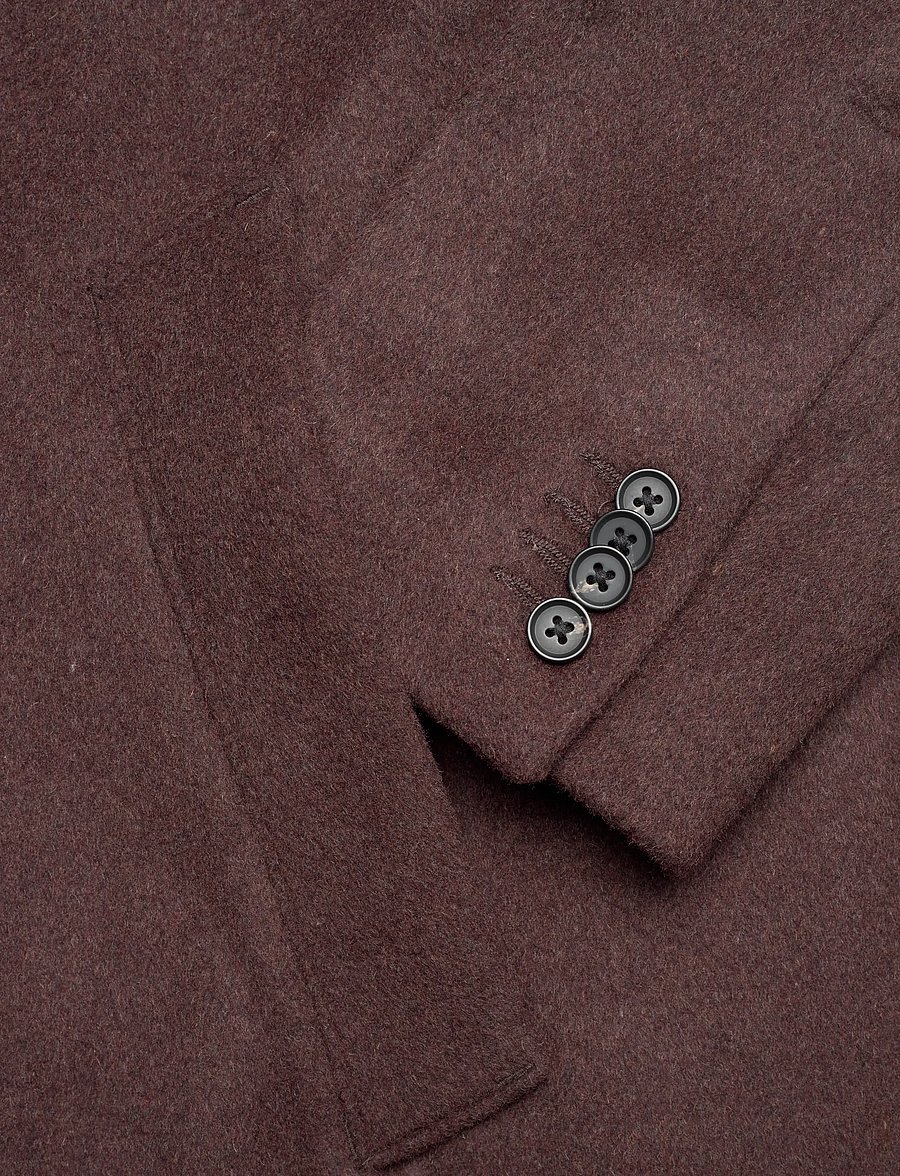 Abercrombie & Fitch - DOUBLE BREASTED WOOL-BLEND COAT - 400 - 3