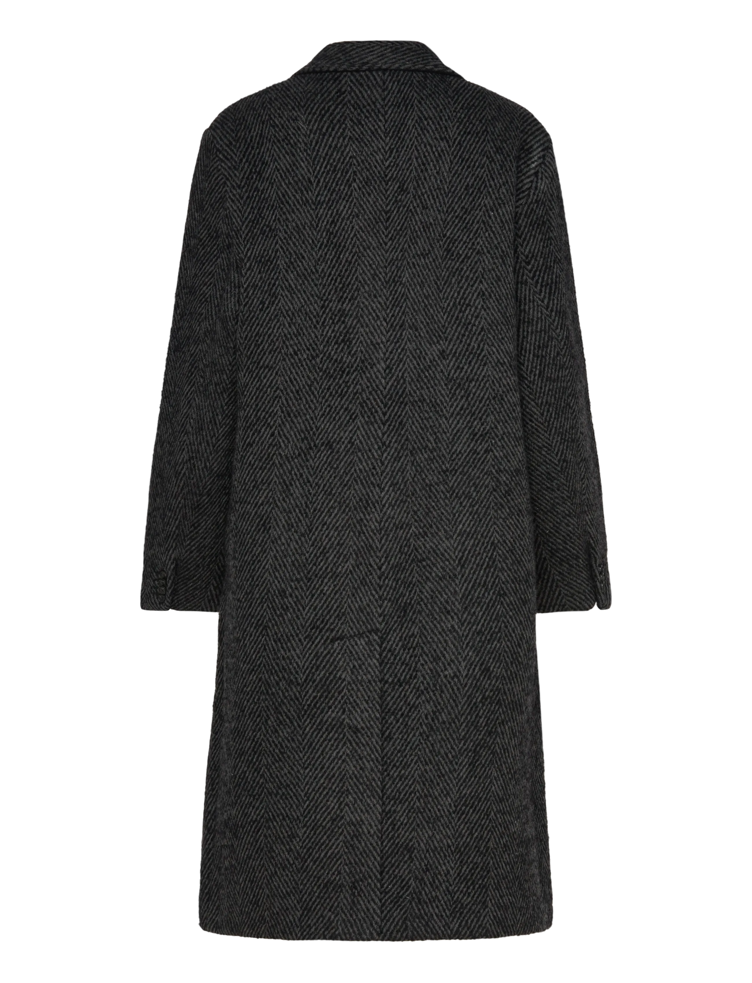 Abercrombie & Fitch - DOUBLE BREASTED WOOL-BLEND COAT - ullarfrakkar - 910 - 1