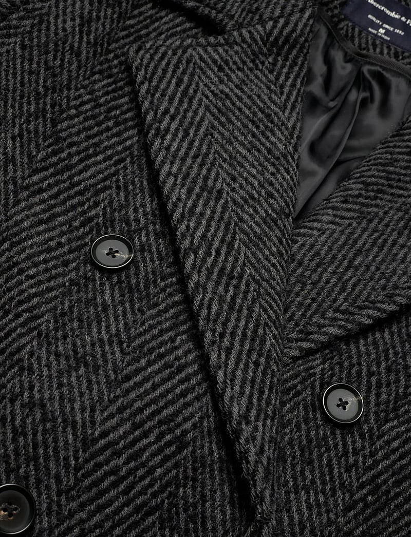 Abercrombie & Fitch - DOUBLE BREASTED WOOL-BLEND COAT - winterjacken - 910 - 2