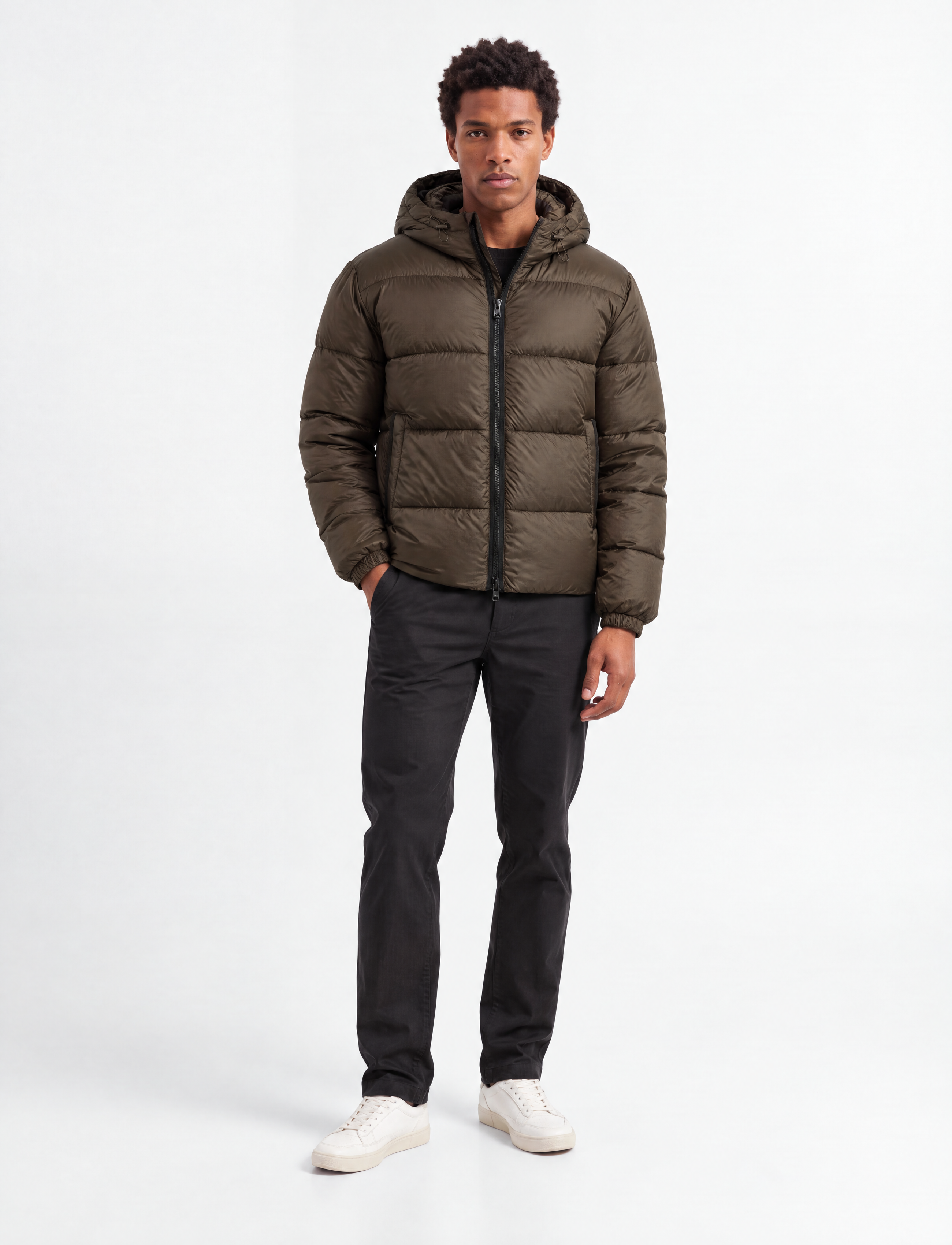 Abercrombie & Fitch - AIRCLOUD HOODED PUFFER - talvejoped - 330 - 0