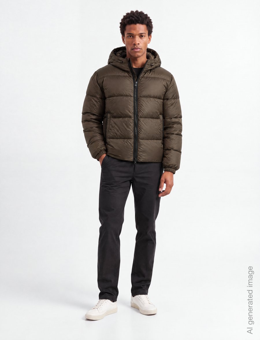 Abercrombie & Fitch - AIRCLOUD HOODED PUFFER - vinterjackor - 330 - 0