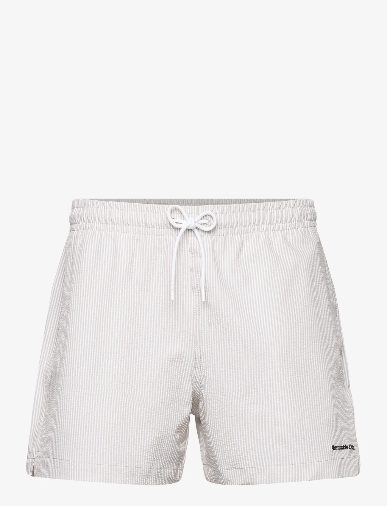 Abercrombie & Fitch - ANF MENS SWIM - shorts - dove gingham update - 0