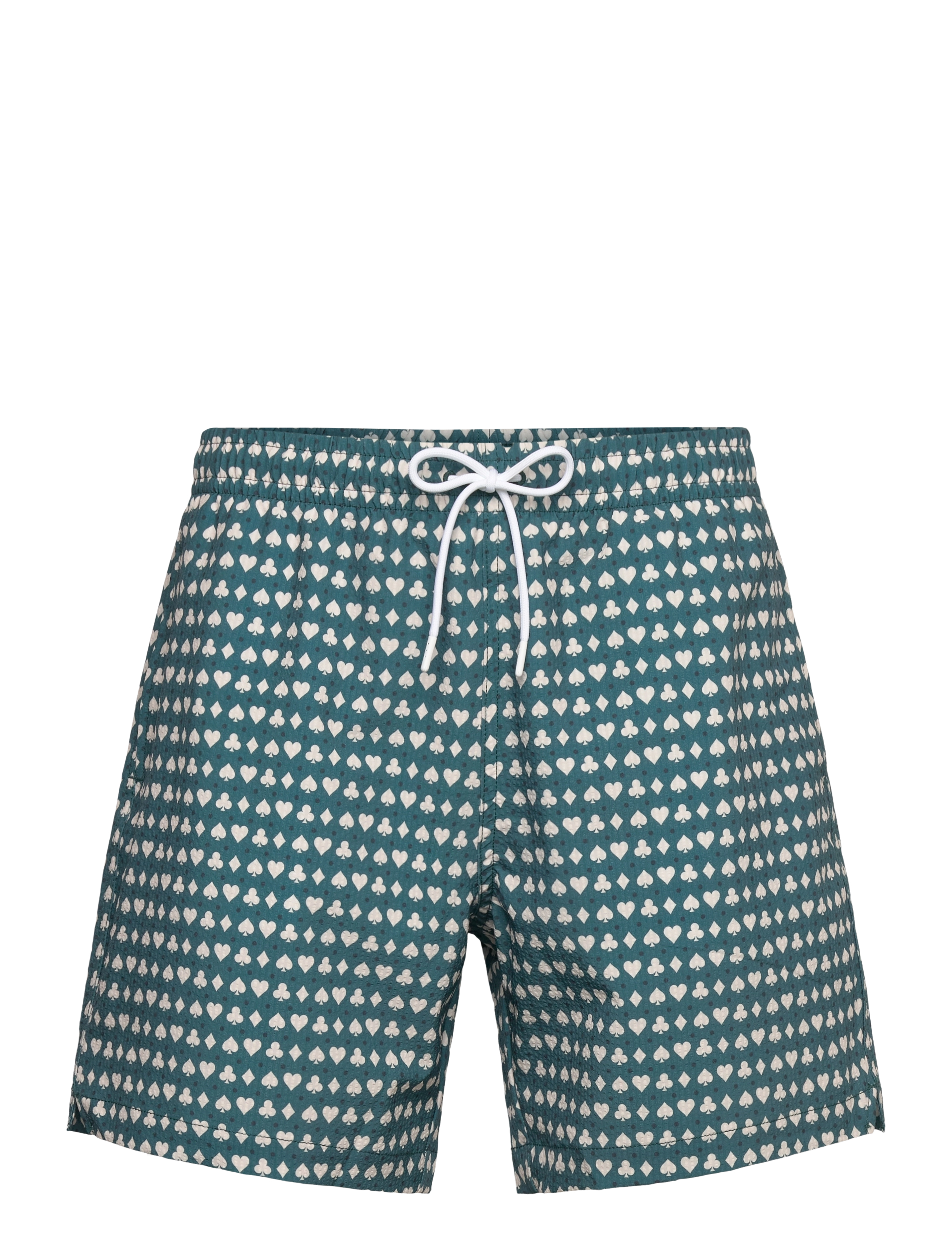 Abercrombie & Fitch Pull-On Seersucker Swim Trunk, XL, Bademode, Blau - Shorts, Männerswear