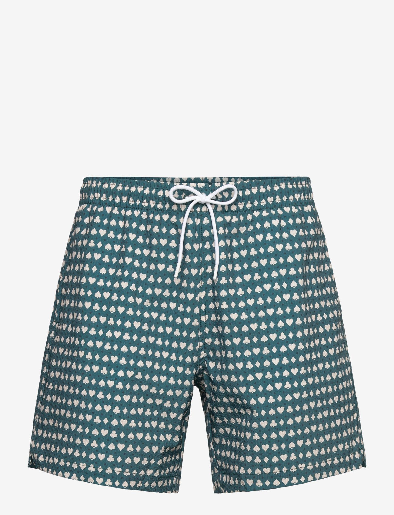 Abercrombie & Fitch - Pull-On Seersucker Swim Trunk - badeshorts - 238 - 0