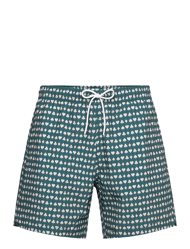 Abercrombie & Fitch - Pull-On Seersucker Swim Trunk - badehose - 238 - 0