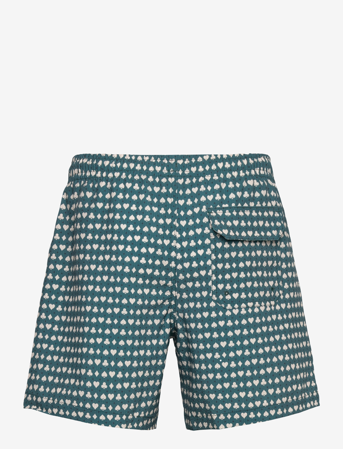 Abercrombie & Fitch - Pull-On Seersucker Swim Trunk - badeshorts - 238 - 1