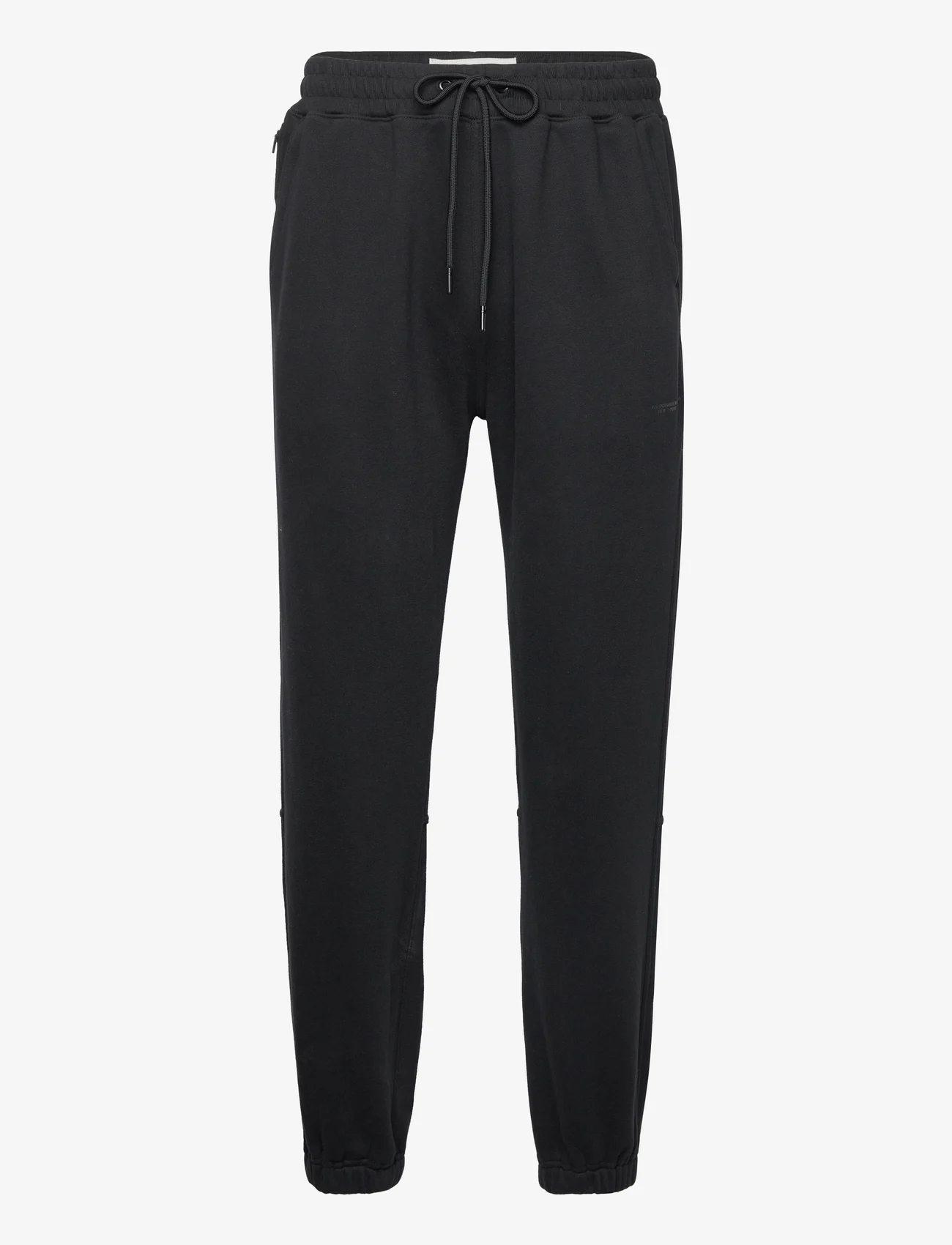 Abercrombie & Fitch - ANF MENS SWEATPANTS - collegehousut - casual black - 0