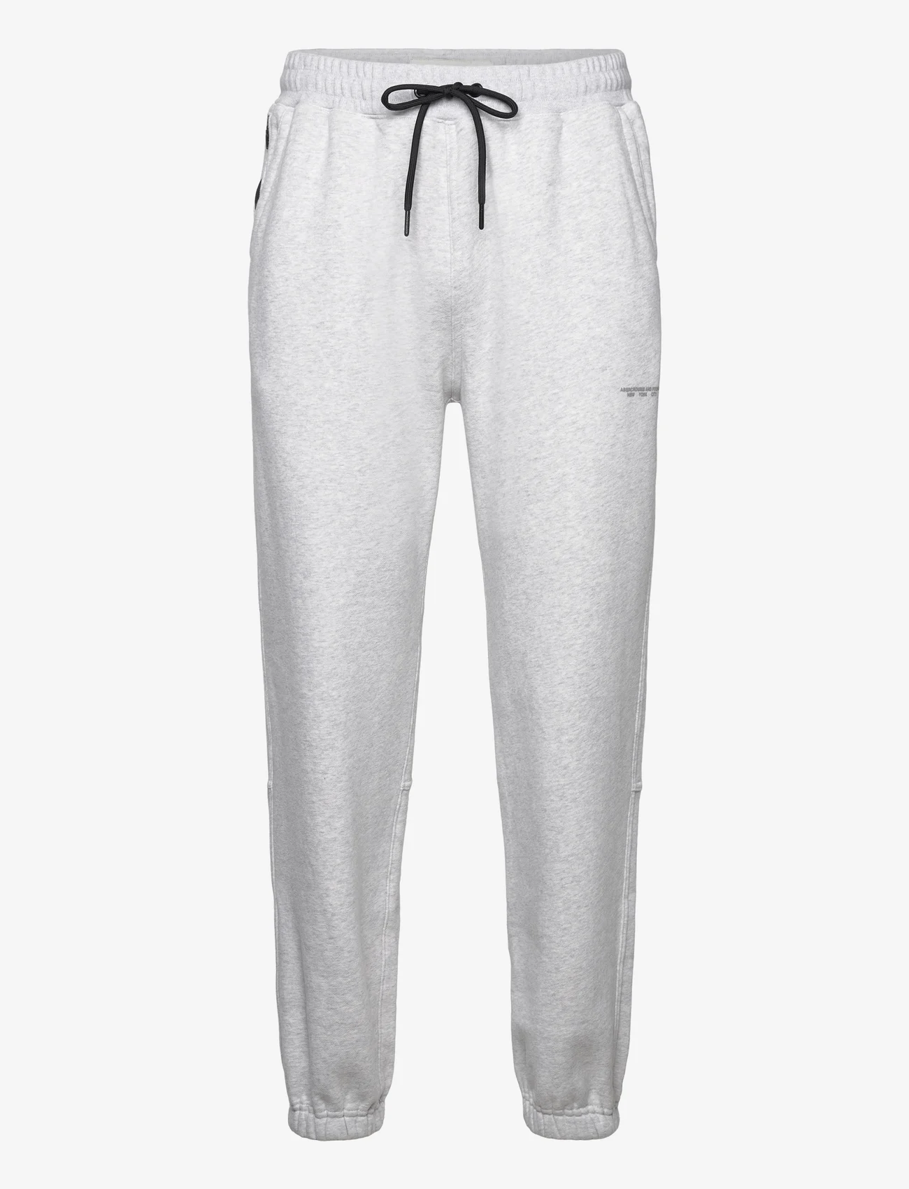 Abercrombie & Fitch - ANF MENS SWEATPANTS - joggingbyxor - grey heather - 0