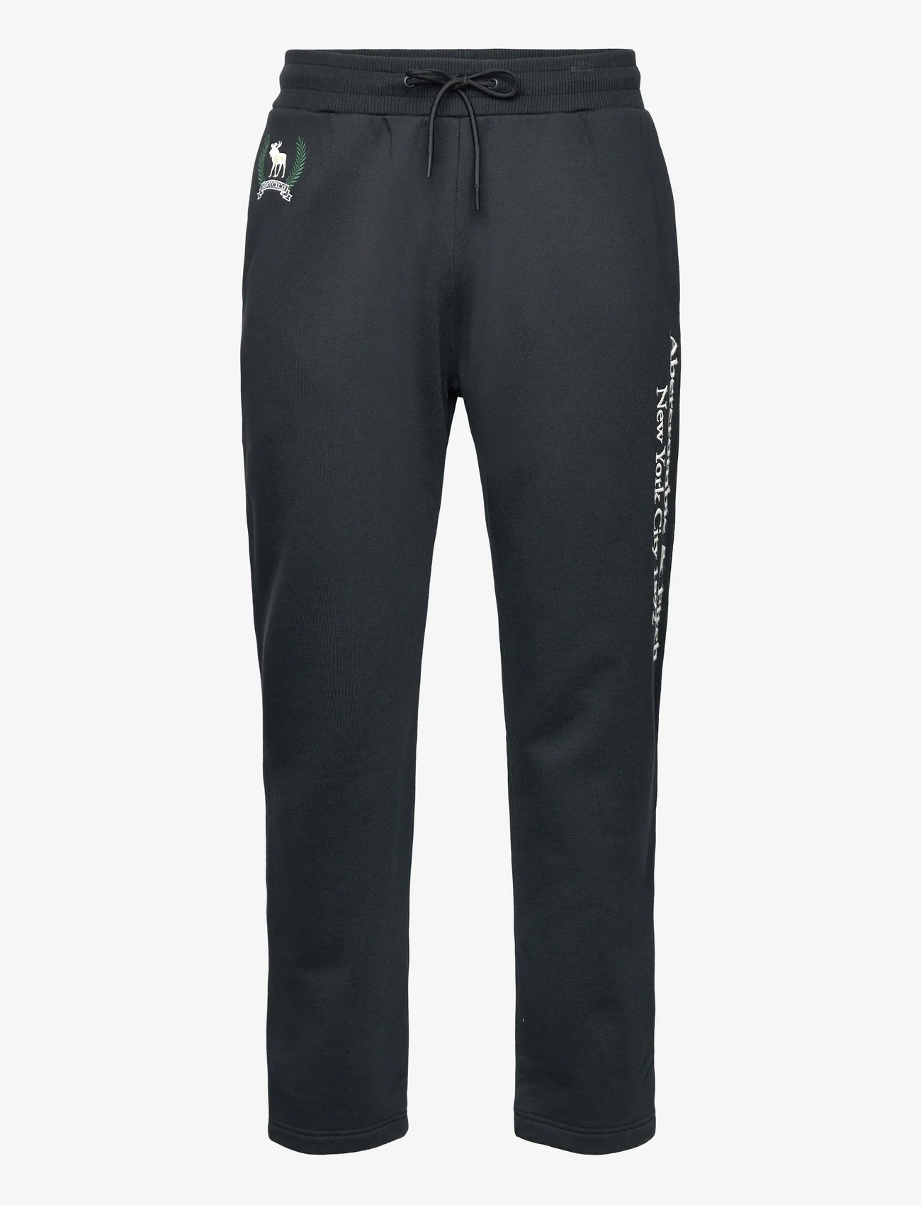Abercrombie & Fitch - ANF MENS SWEATPANTS - joggingbyxor - casual black update - 0