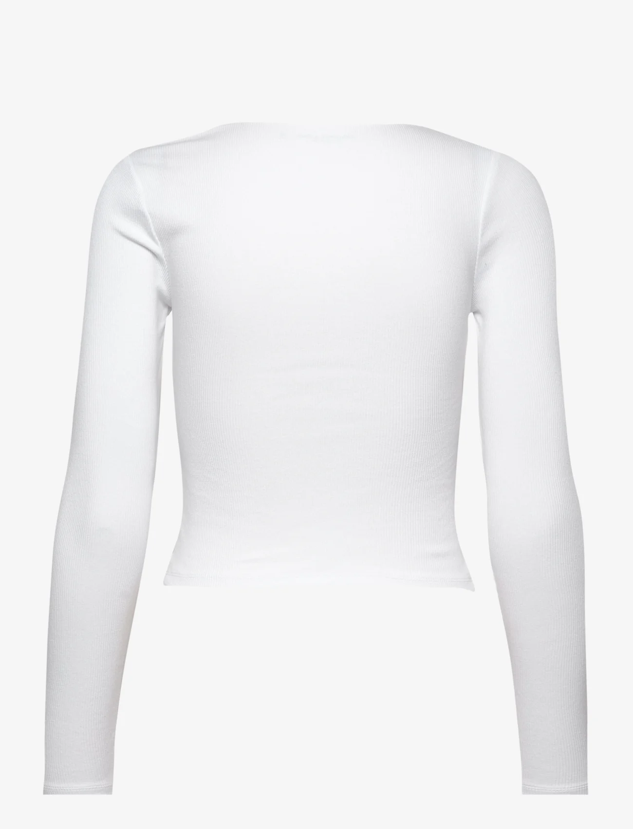 Abercrombie & Fitch - ANF WOMENS KNITS - langermede topper - brilliant white - 1