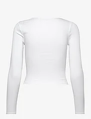 Abercrombie & Fitch - ANF WOMENS KNITS - pikkade varrukatega alussärgid - brilliant white - 1