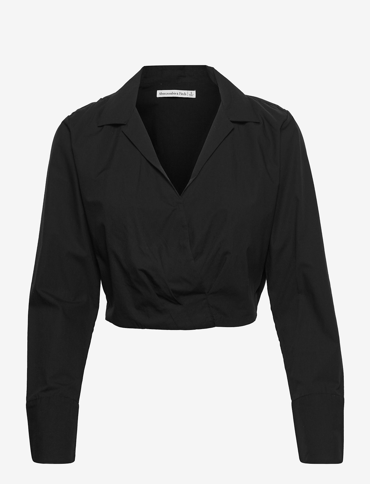 Abercrombie & Fitch - ANF WOMENS WOVENS - long-sleeved shirts - black - 0